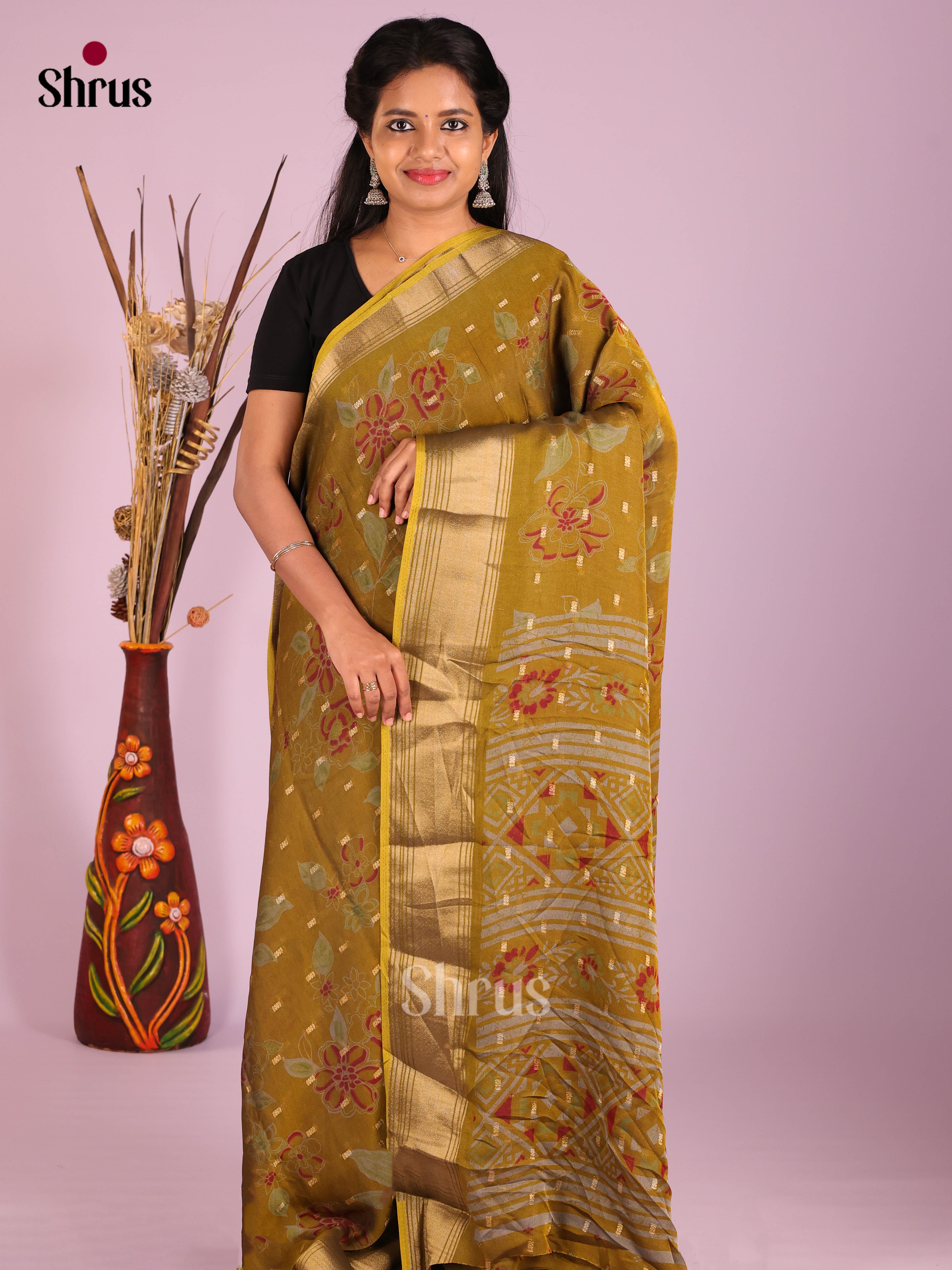 DIS07307 - Semi Georgette Saree