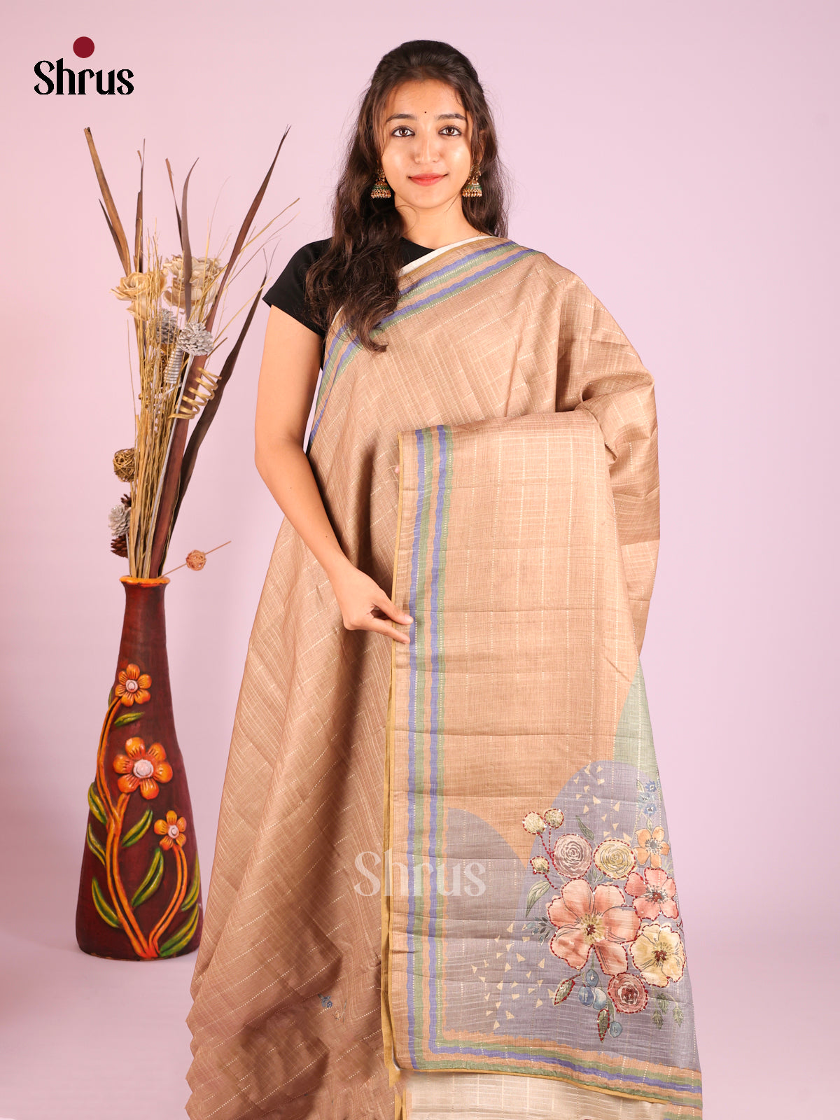 DIS07319 - Semi Tussar Saree