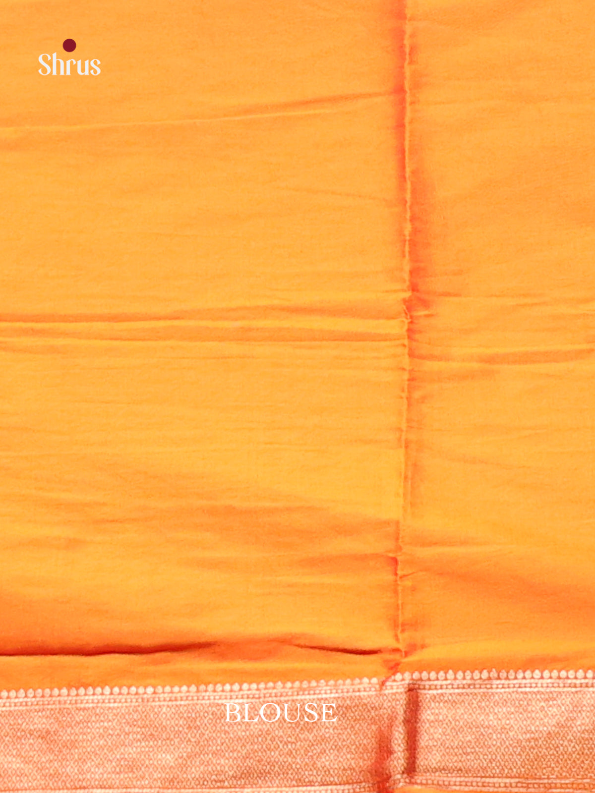 Orange - Semi Softsilk Saree