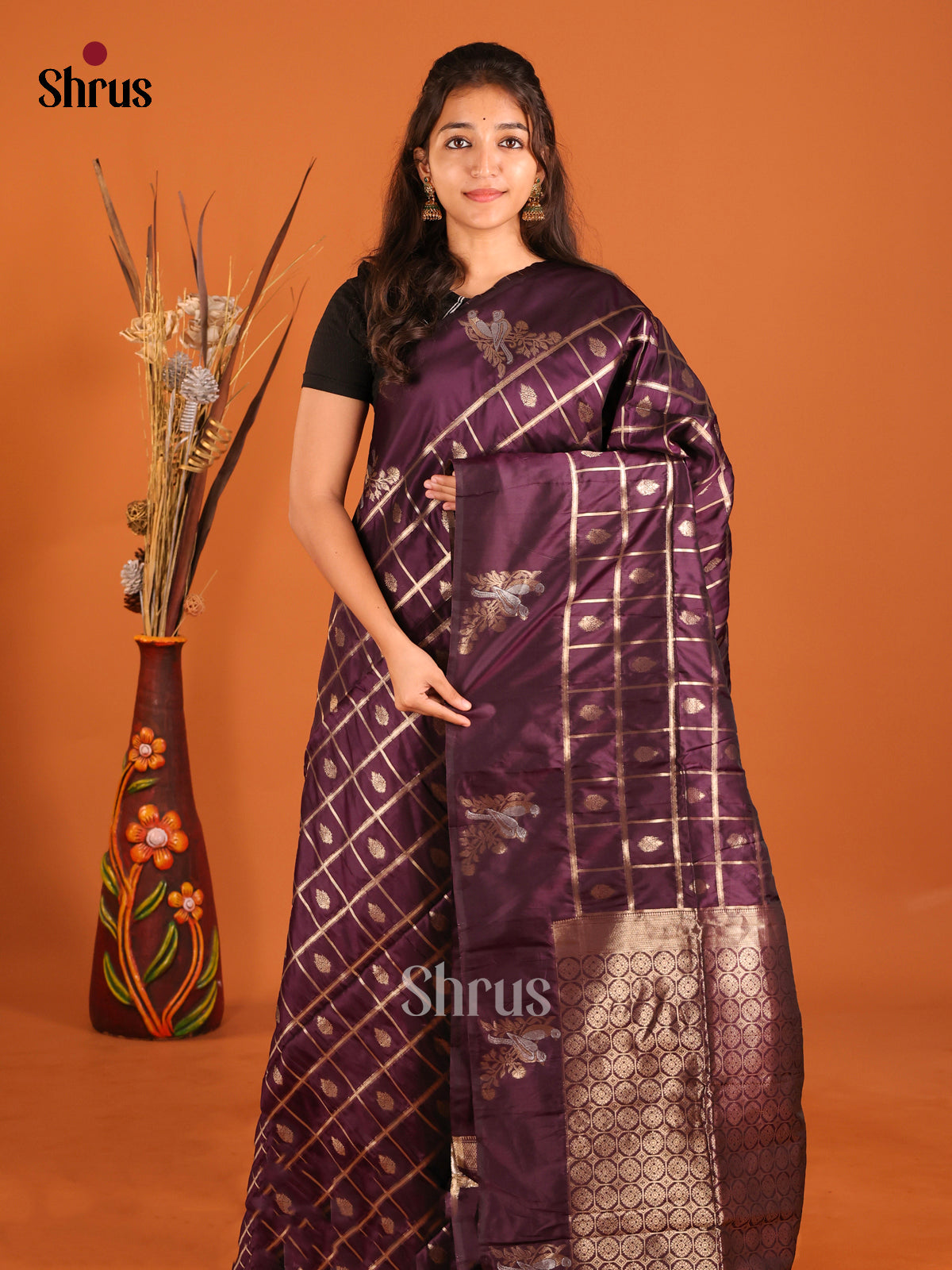 Jamun - Semi Softsilk Saree