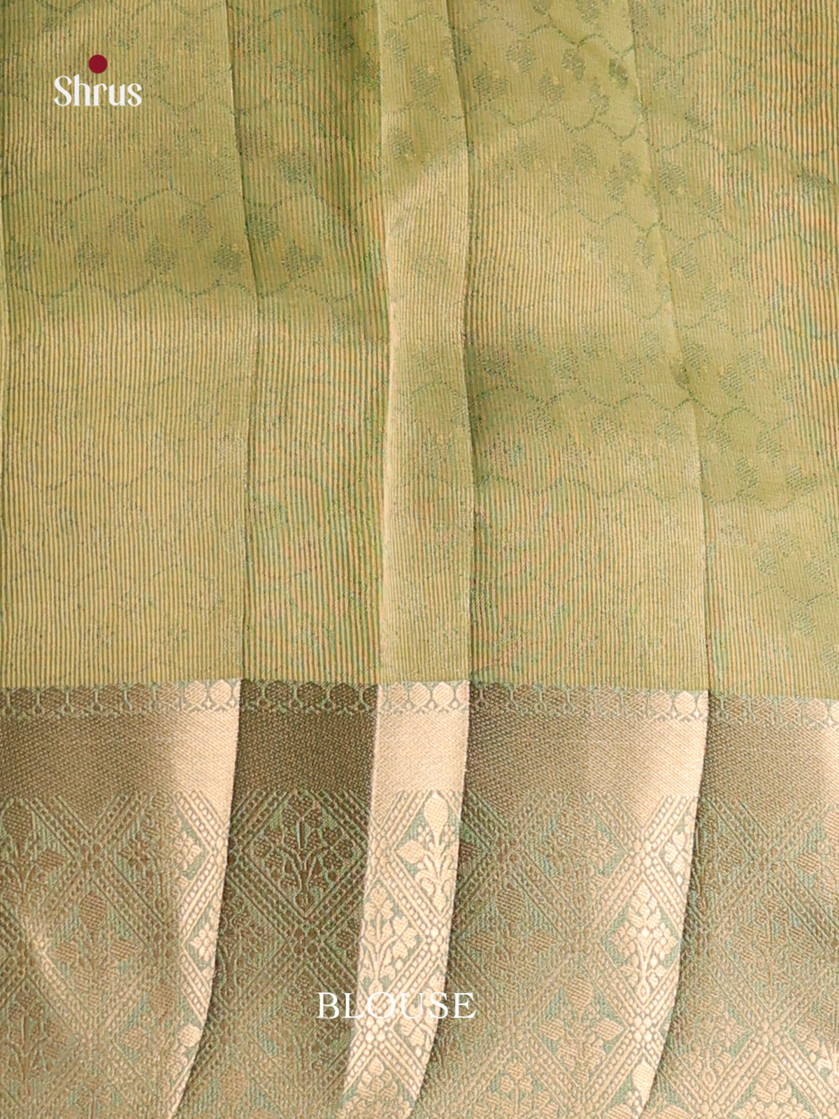 Pista Green - Semi Rawsilk Saree
