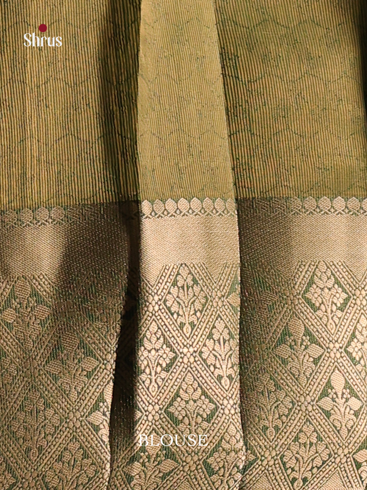 Green - Semi Rawsilk Saree