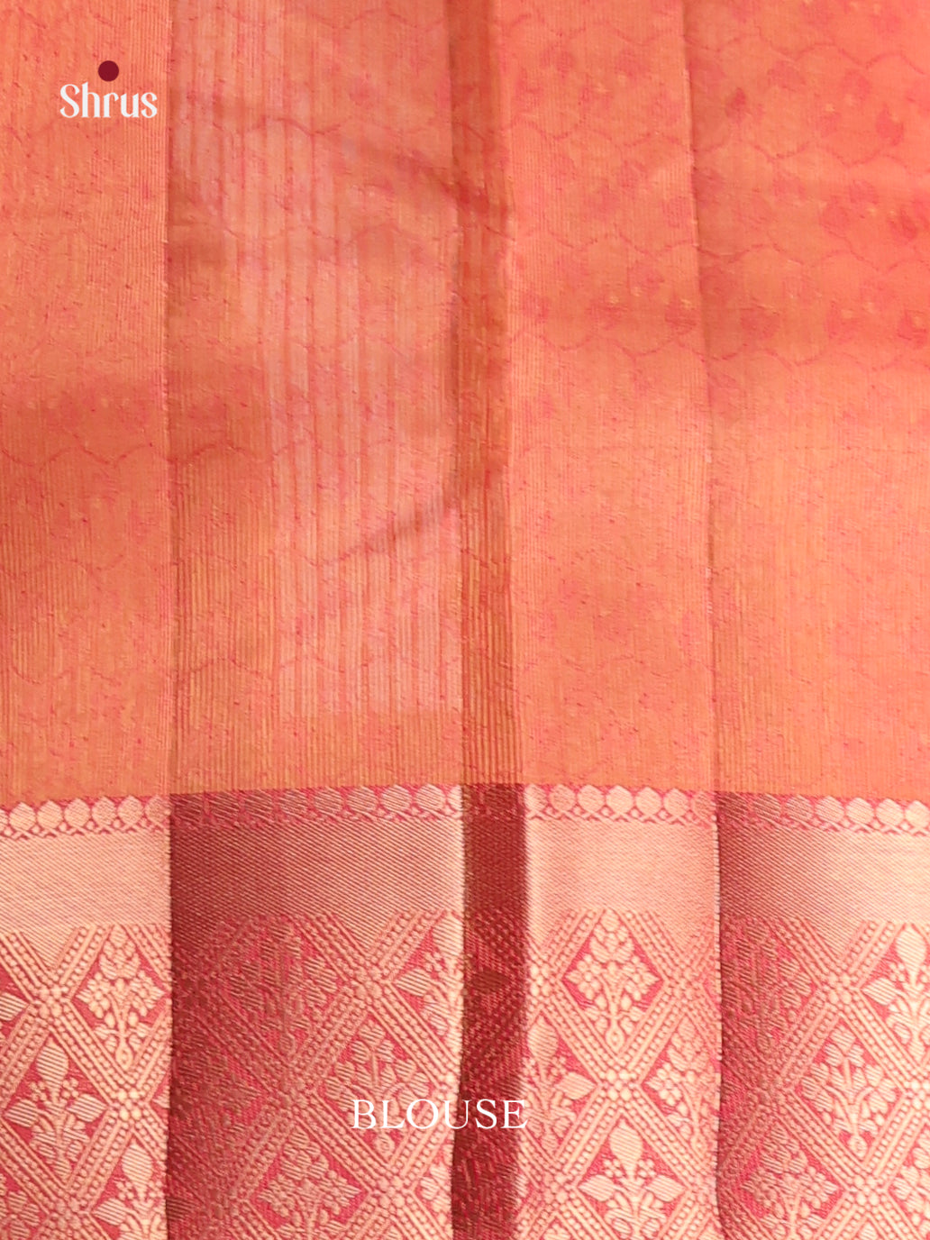 Red- Semi Rawsilk Saree