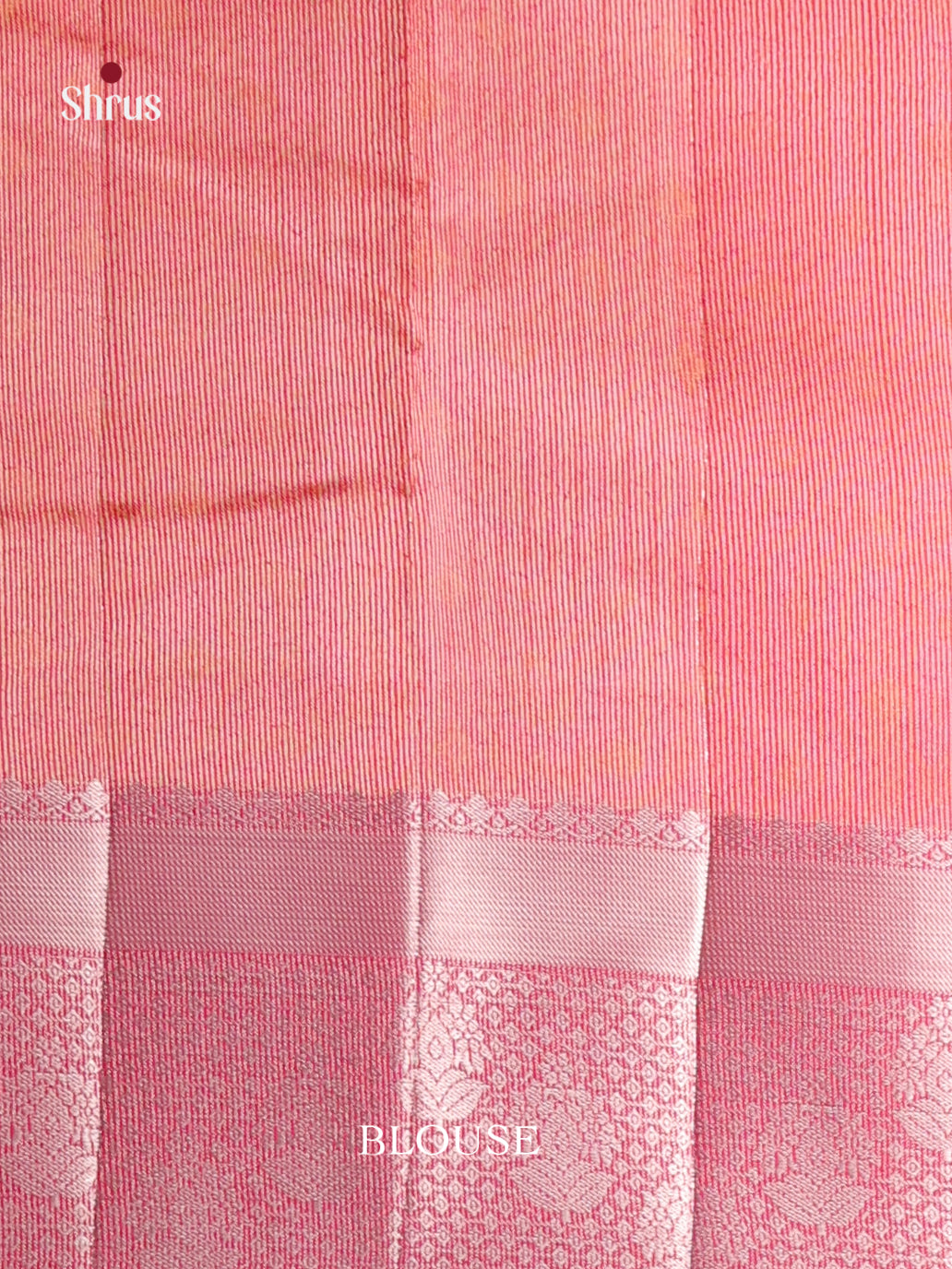 Pink - Semi Rawsilk Saree
