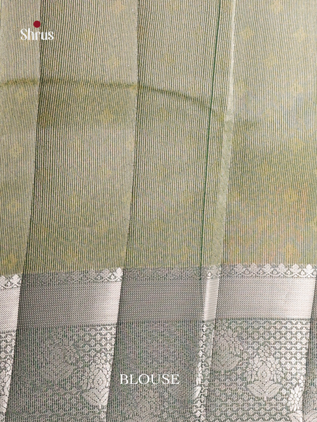 Green - Semi Rawsilk Saree