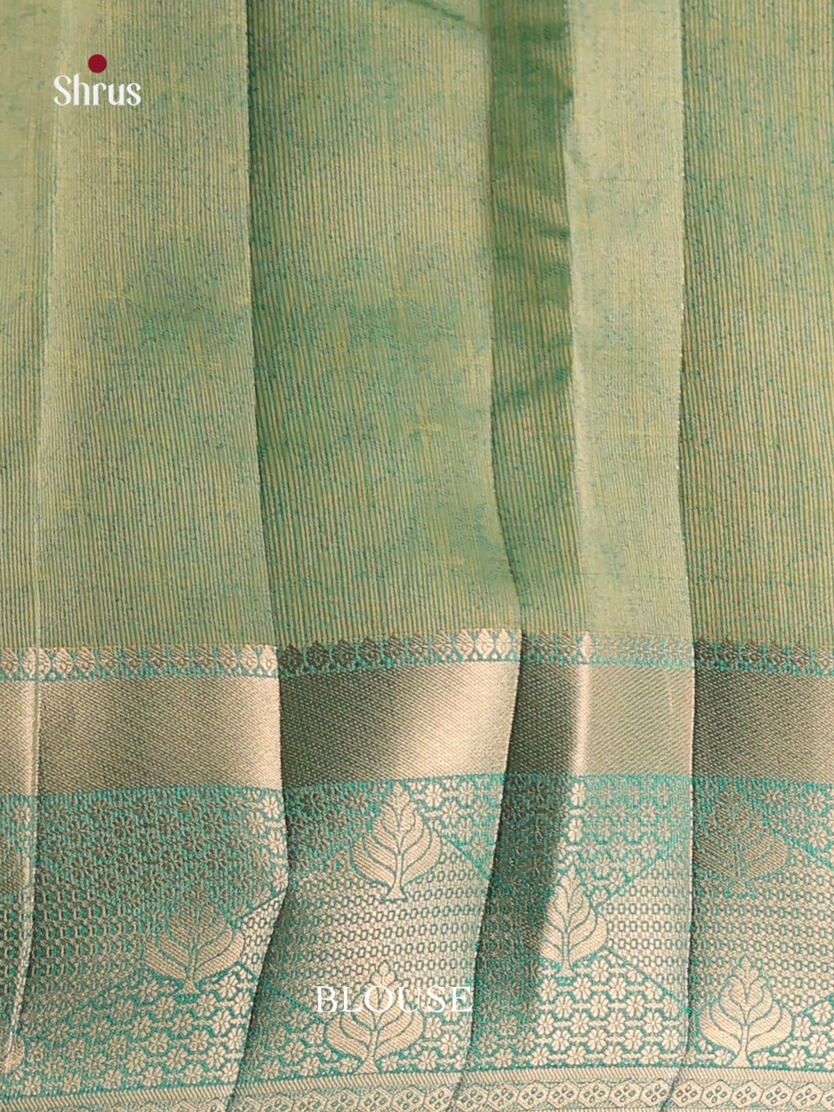 Green - Semi Rawsilk Saree