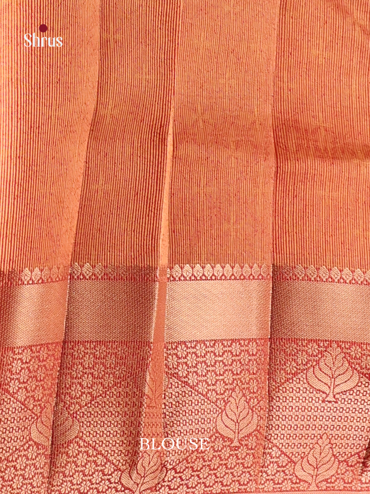 Red - Semi Rawsilk Saree