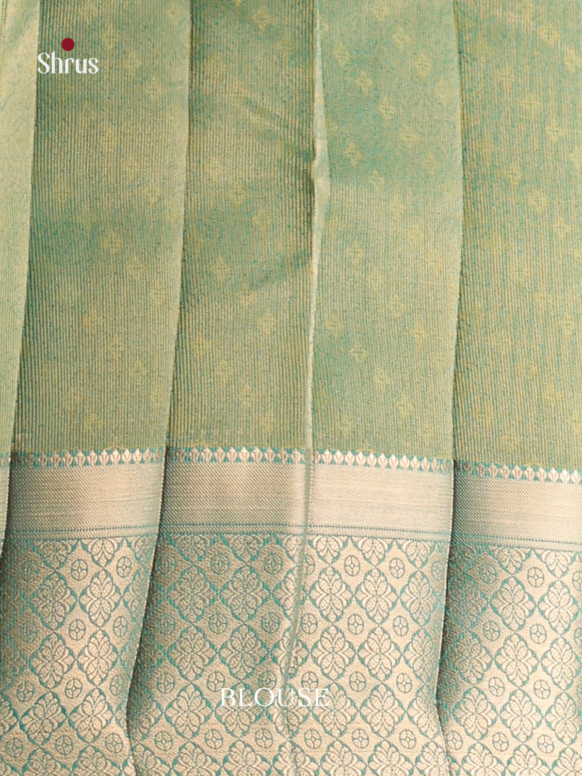 Green - Semi Rawsilk Saree