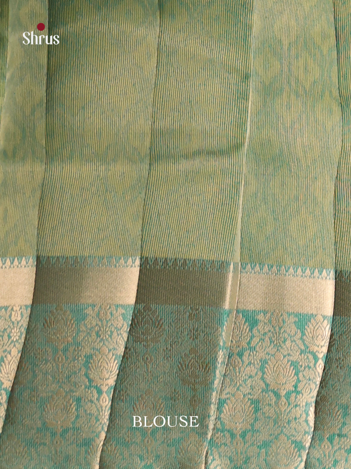 Green - Semi Rawsilk Saree