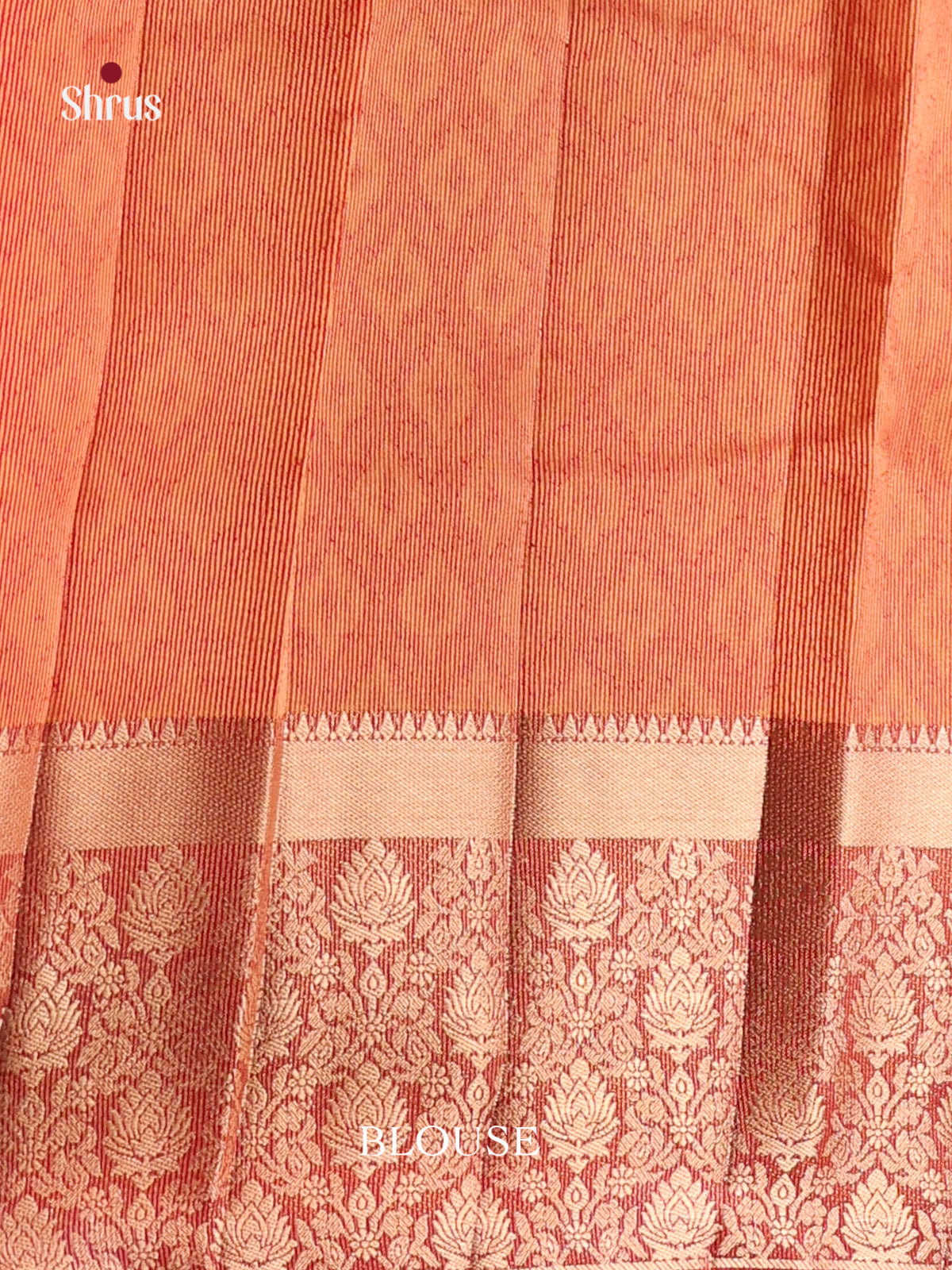 Red- Semi Rawsilk Saree