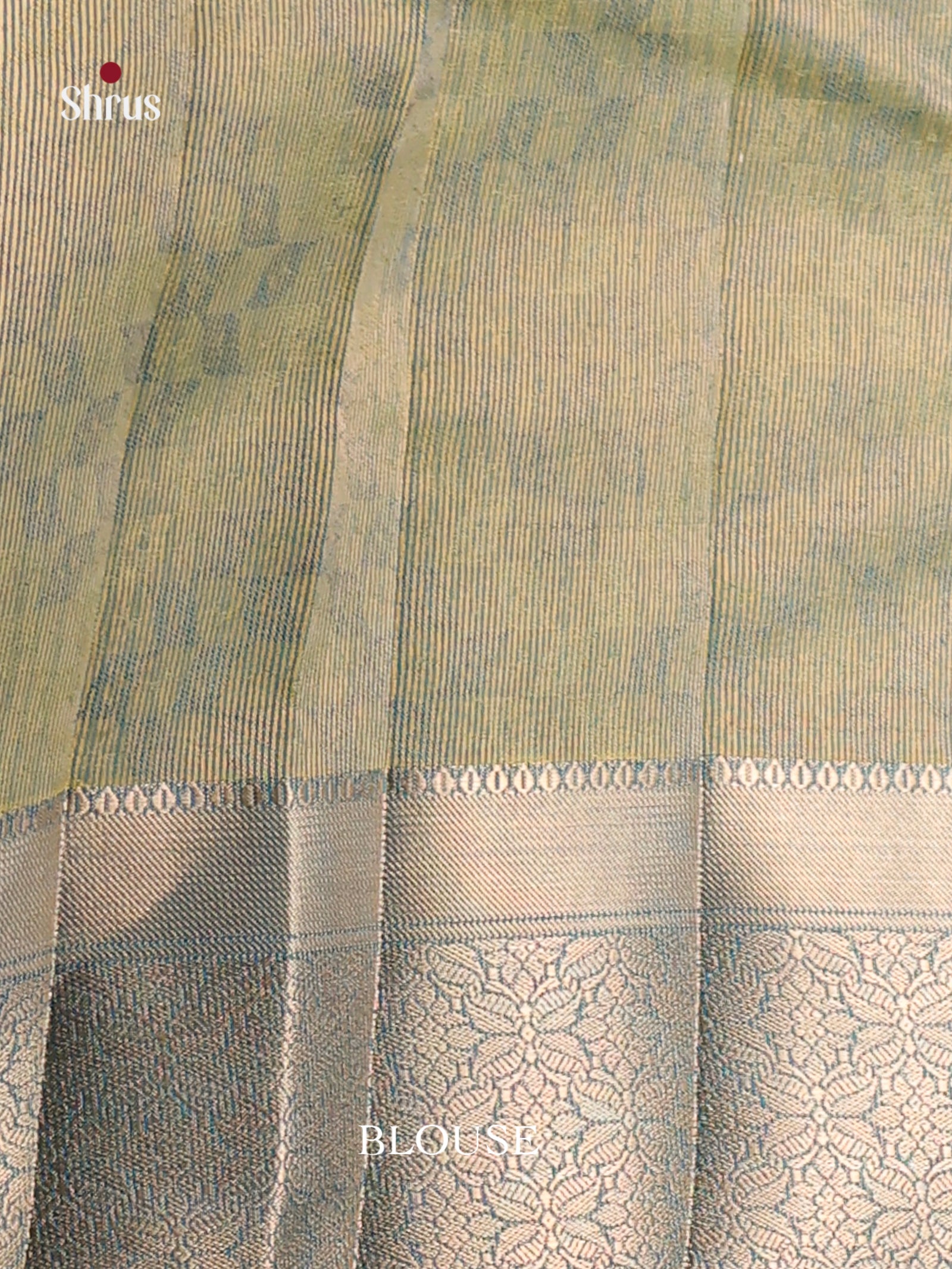 Blue - Semi Rawsilk Saree