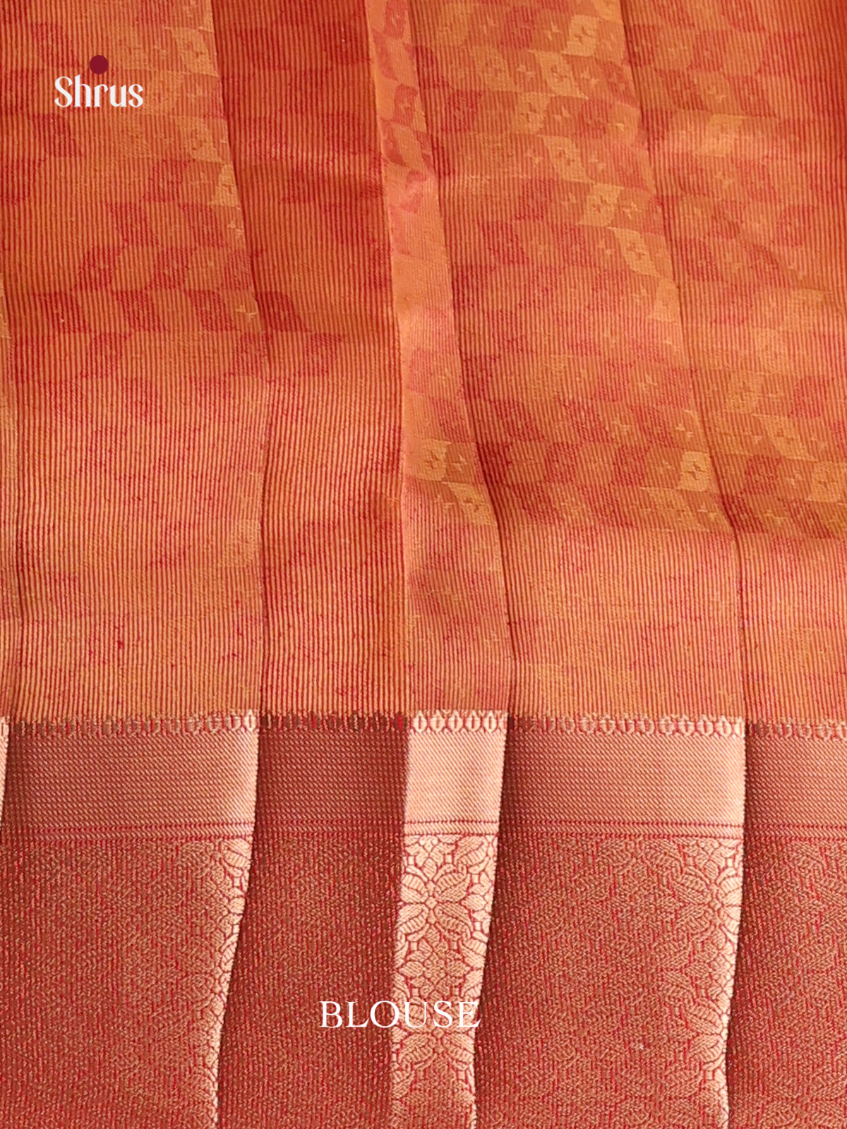 Red - Semi Rawsilk Saree