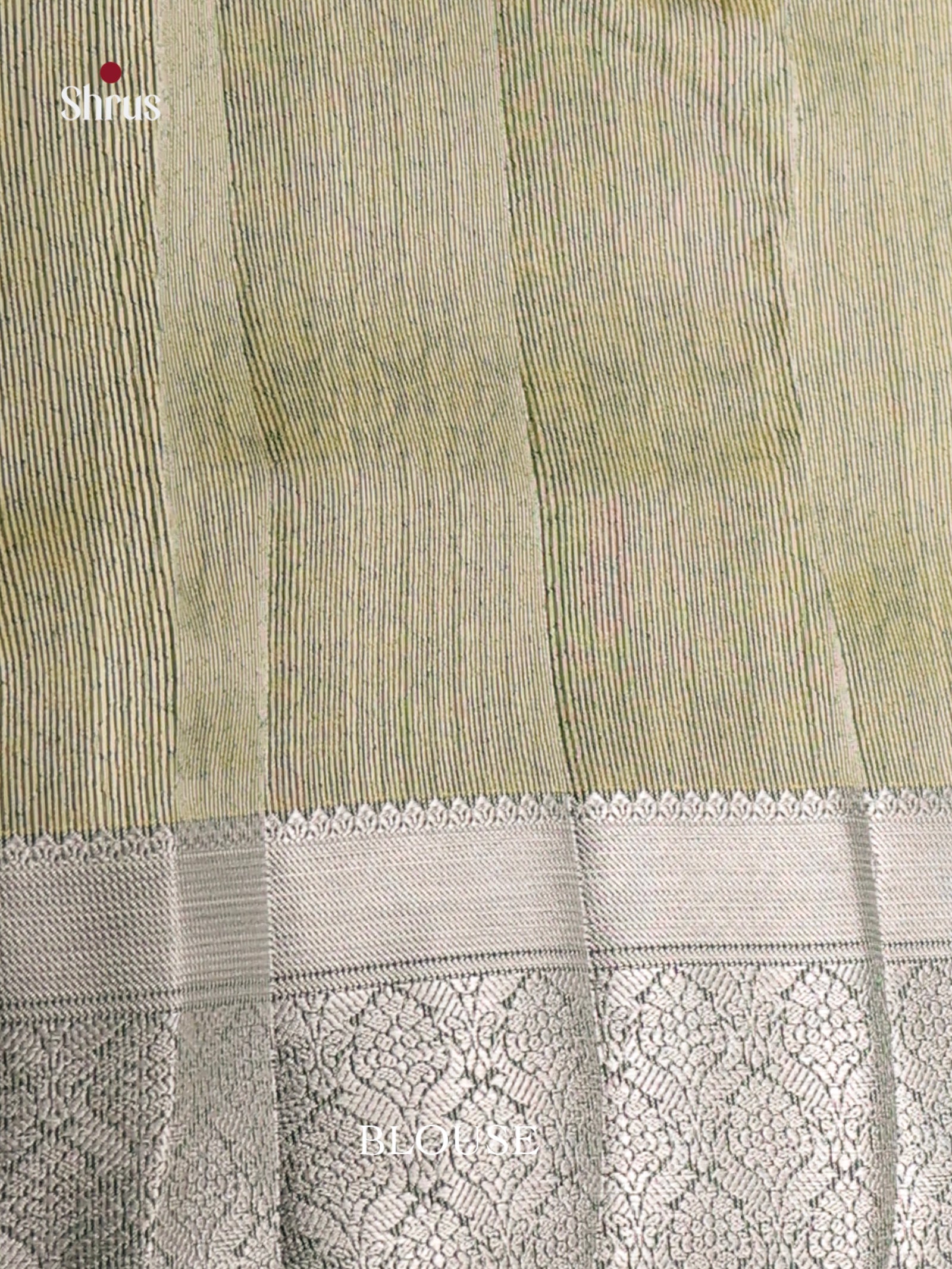 Green- Semi Rawsilk Saree