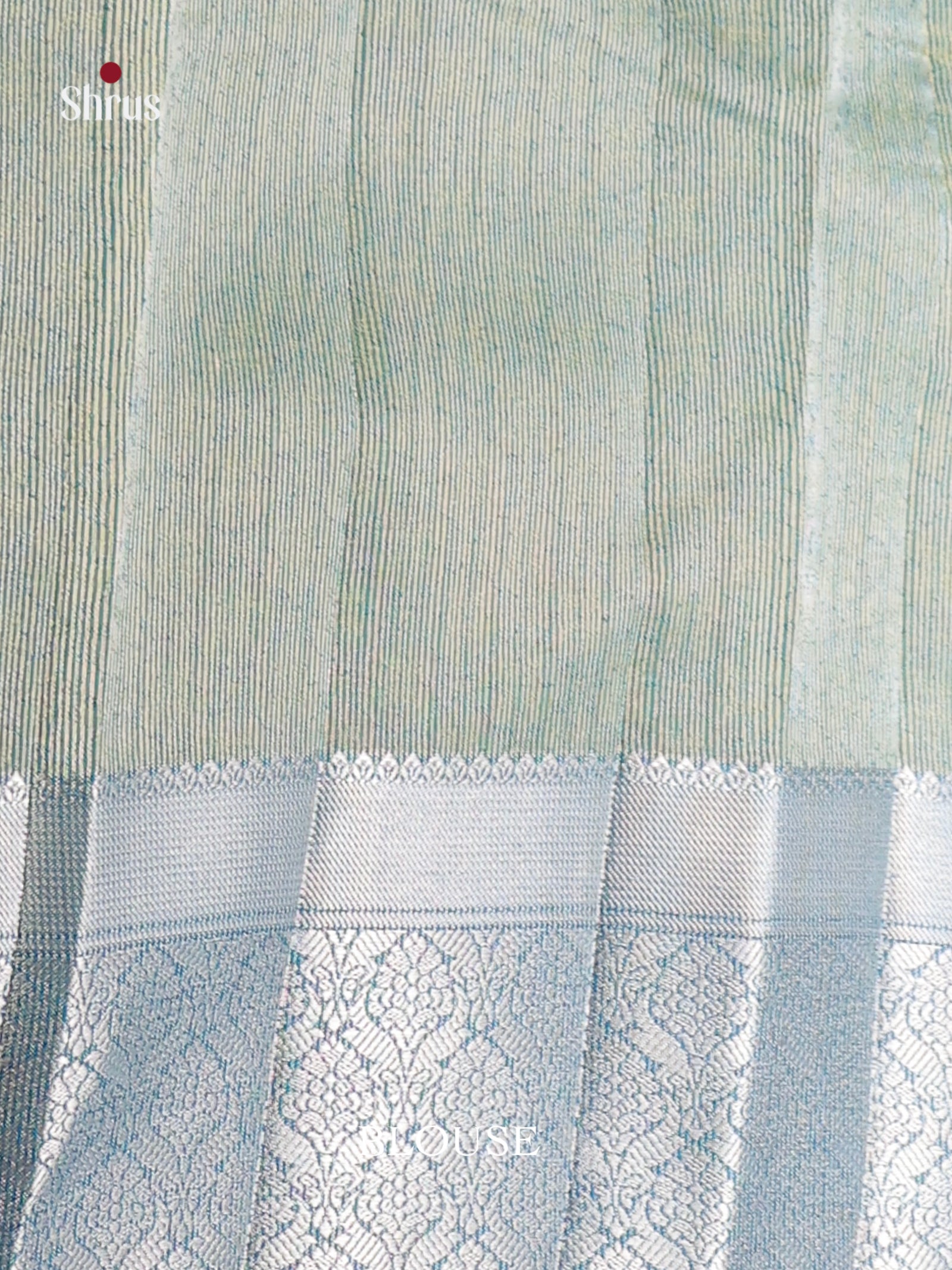 Blue - Semi Rawsilk Saree