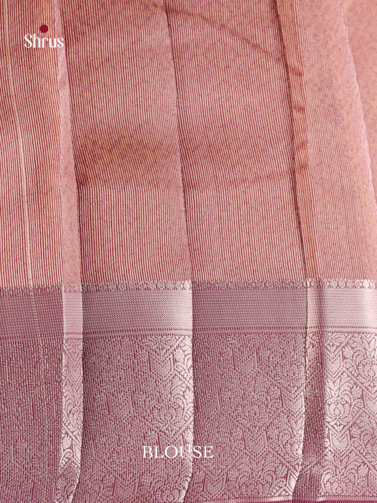 Maroon - Semi Rawsilk Saree