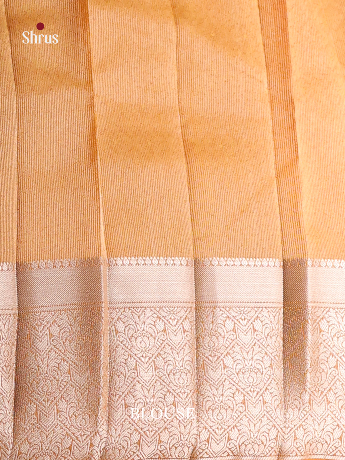 Mustard - Semi Rawsilk Saree
