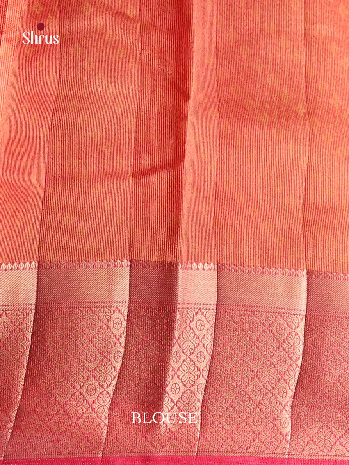 Pink - Semi Rawsilk Saree