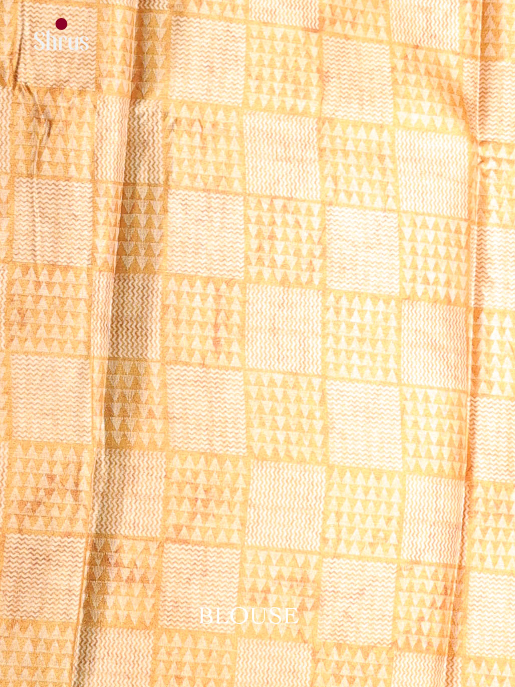 Brown & Mustard- Semi Crepe Saree