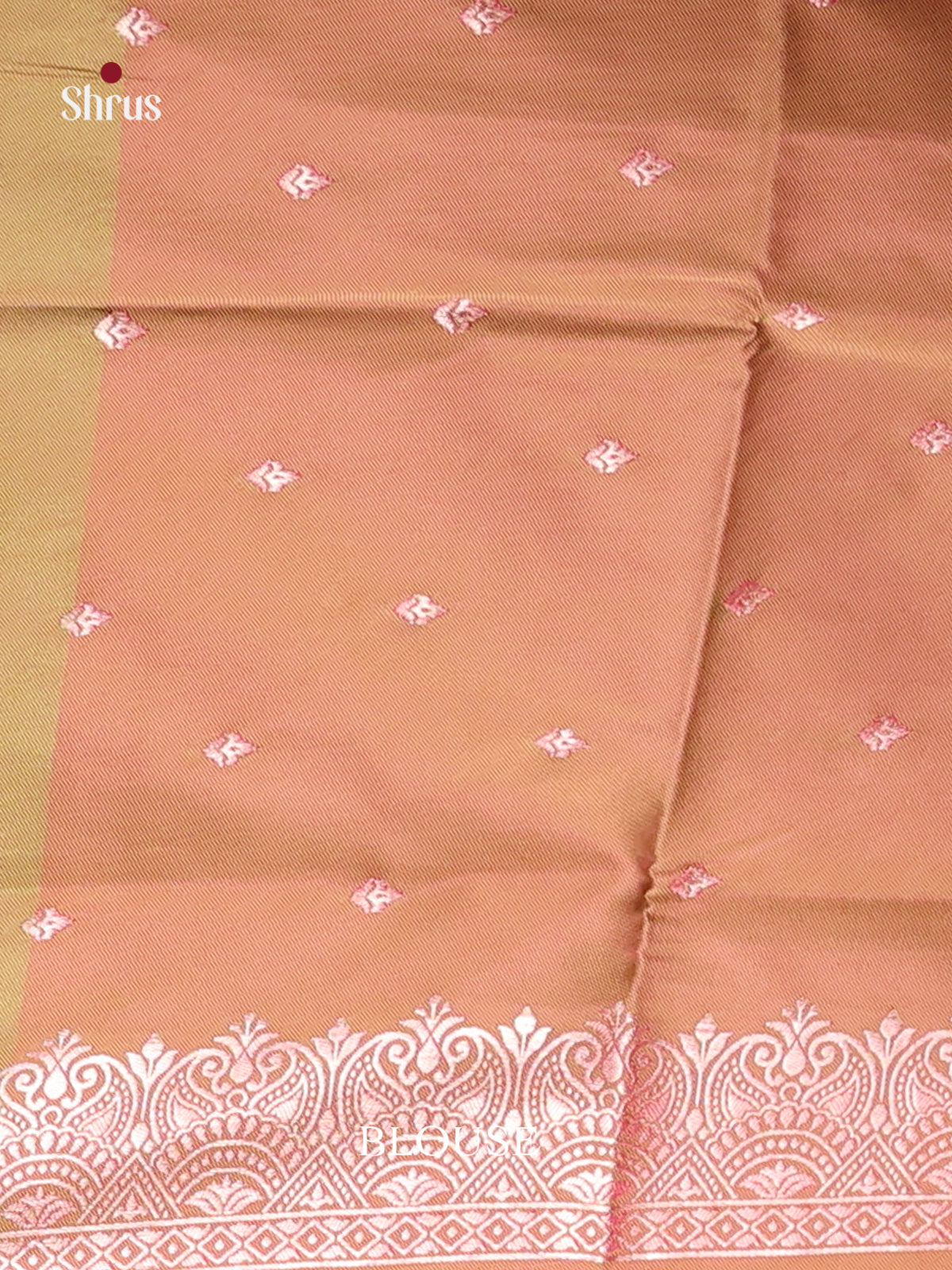 Pink & Green - Semi Softsilk Saree