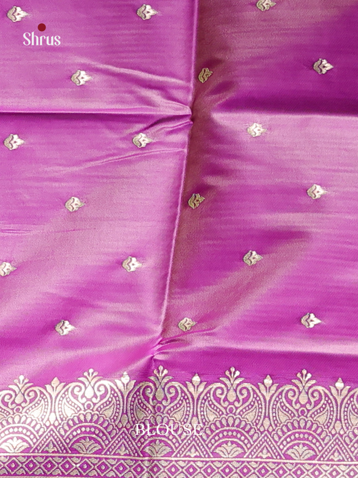 Green & Purple - Semi Softsilk Saree