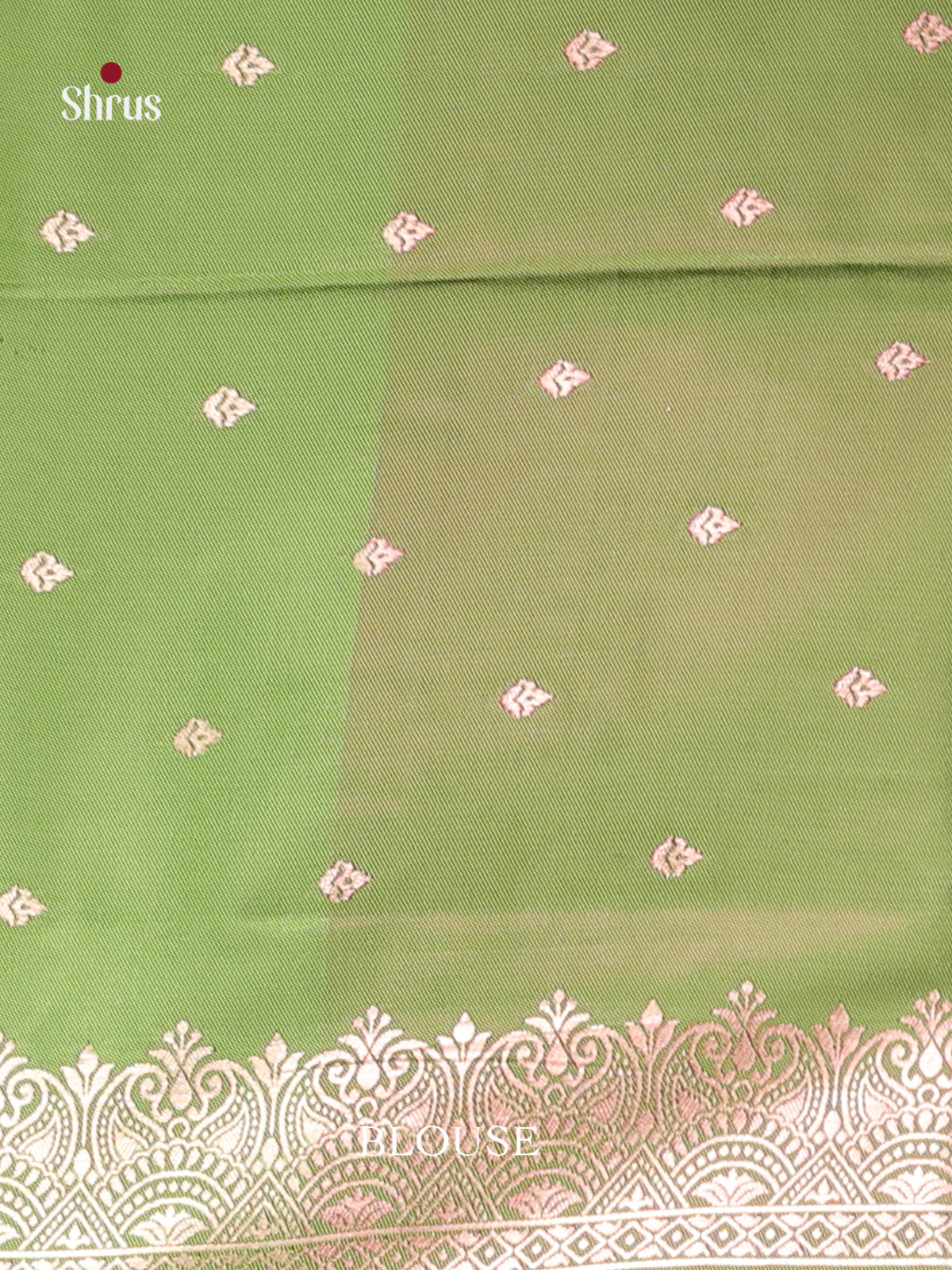 Maroon & Green - Semi Softsilk Saree