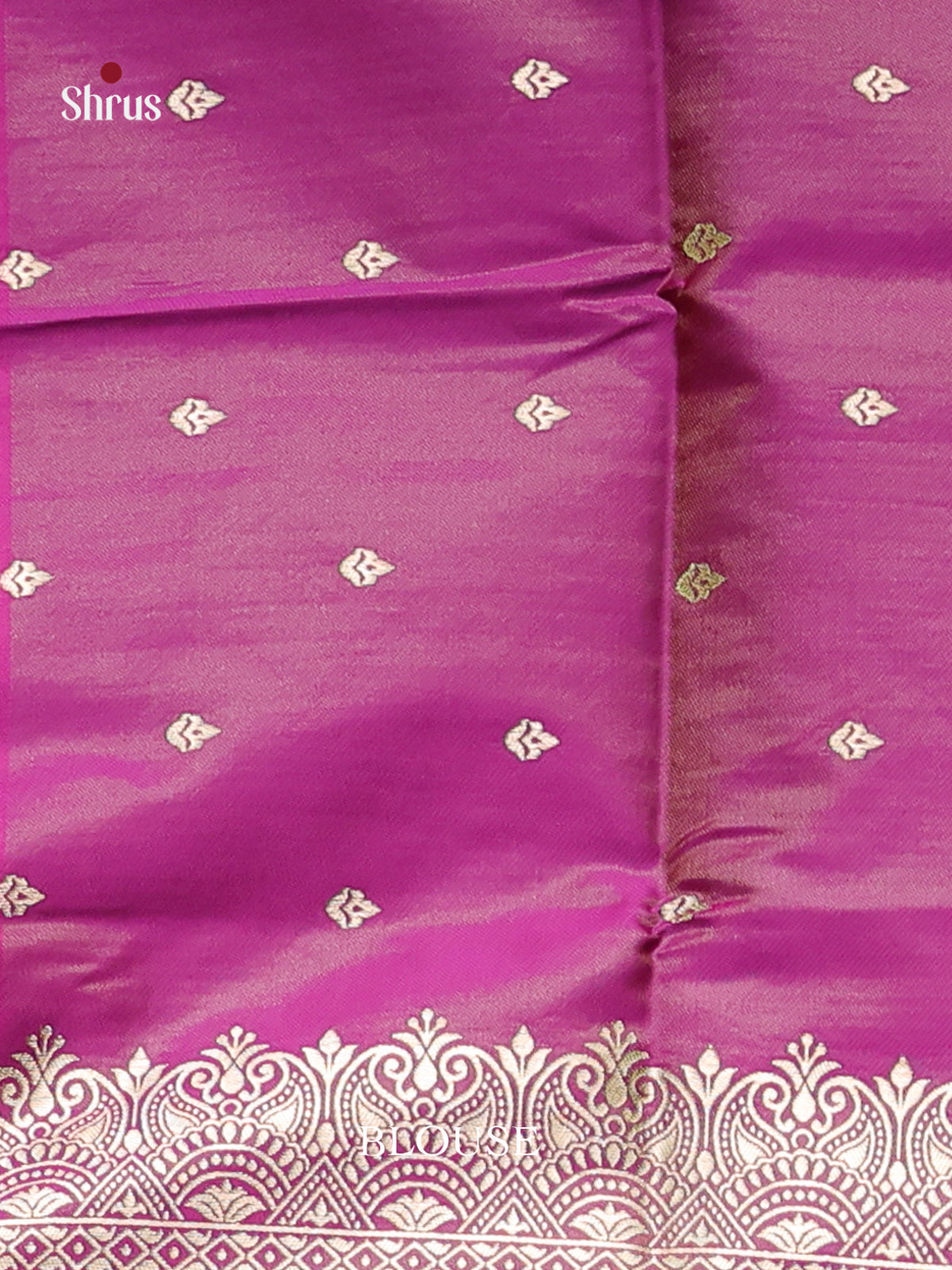 Green & Purple - Semi Softsilk Saree