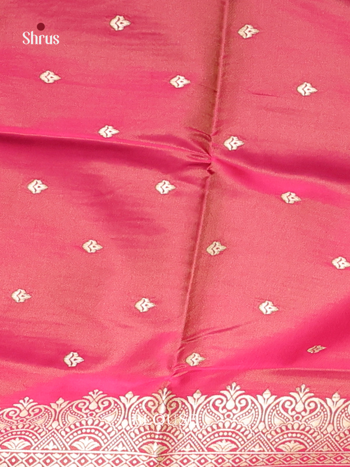 Green & Pink - Semi Softsilk Saree