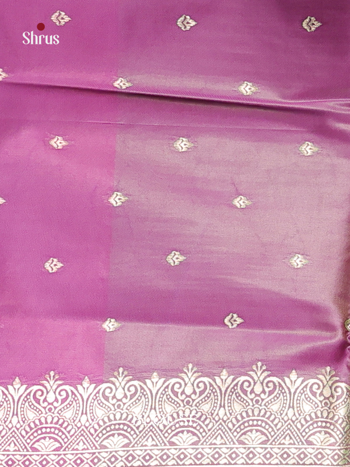 Green & Purple - Semi Softsilk Saree