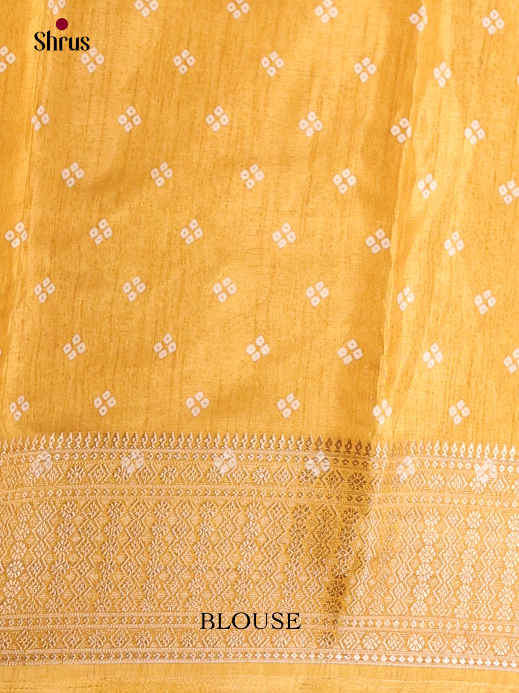 Mustard - Semi Crepe Saree - Shop on Shrus.com