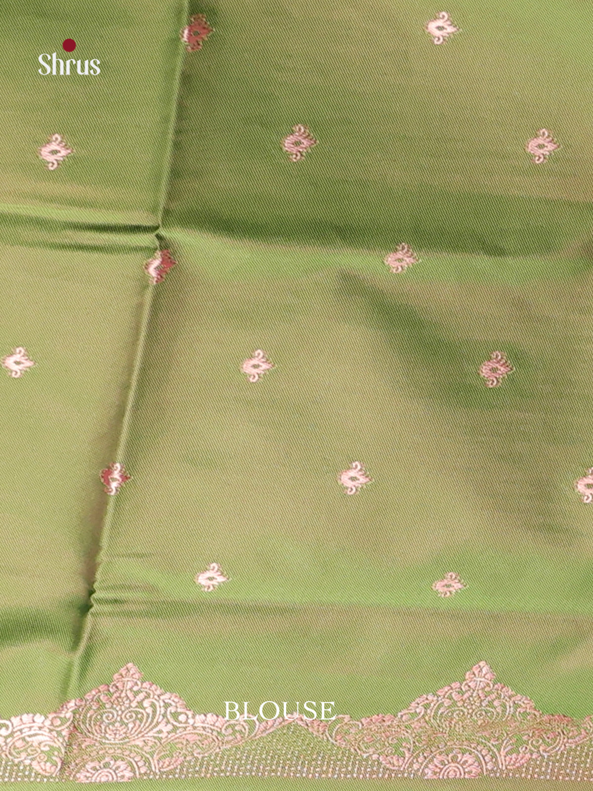 Maroon & Green- Semi Softsilk Saree