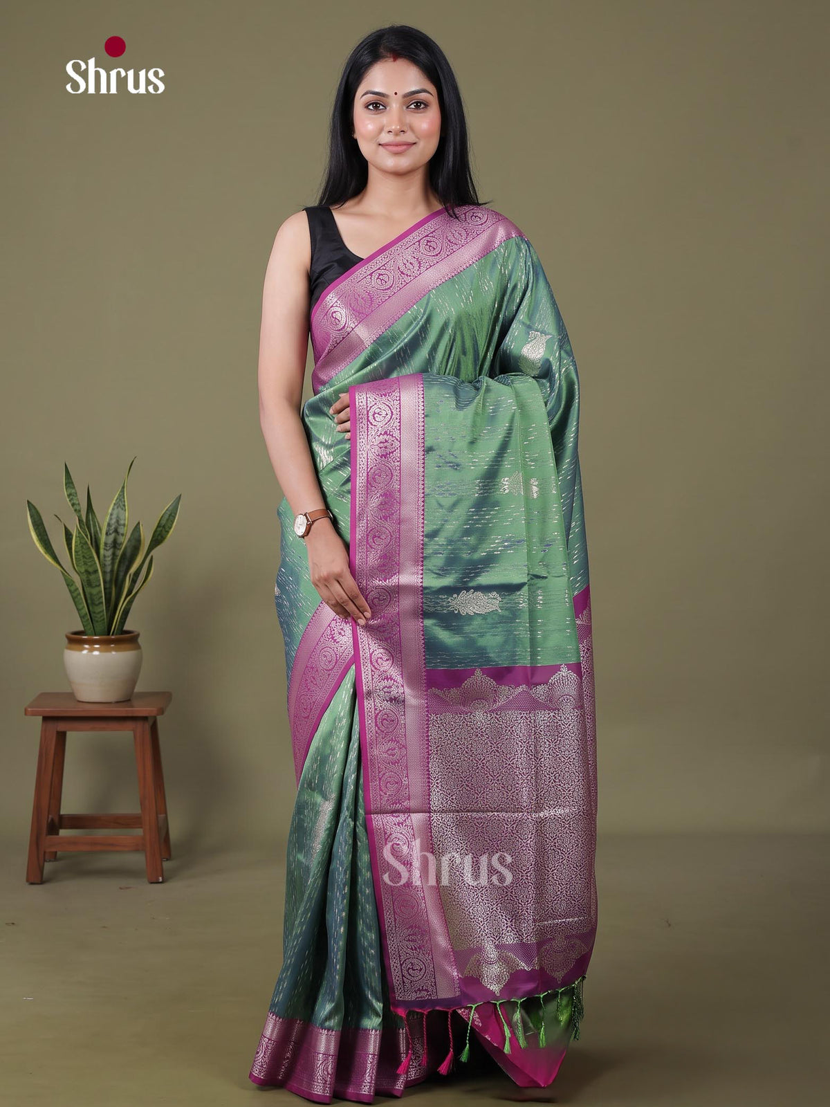 DIS08329 - Semi Softsilk Saree