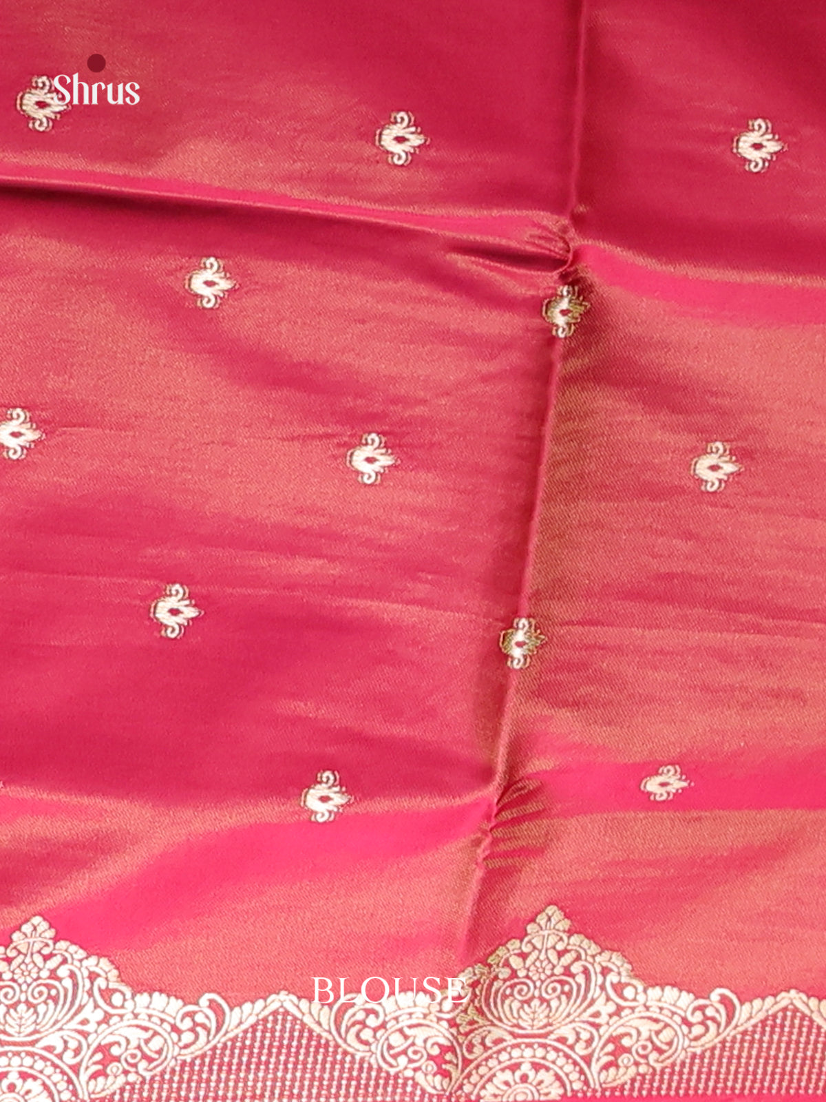 green & Pink - Semi Softsilk Saree
