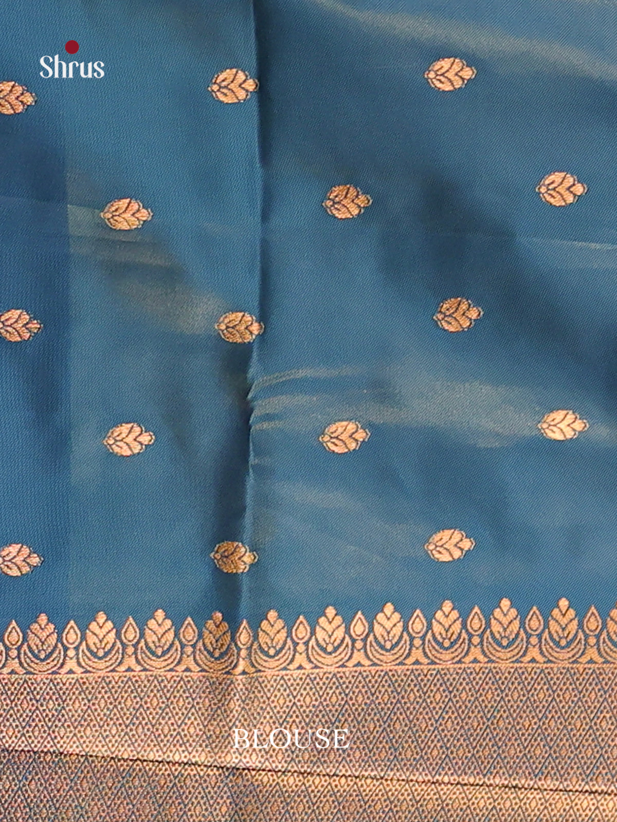 Green & Blue - Semi Softsilk Saree
