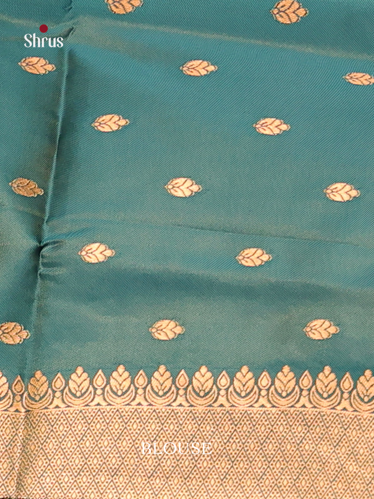 Green & Blue - Semi Softsilk Saree