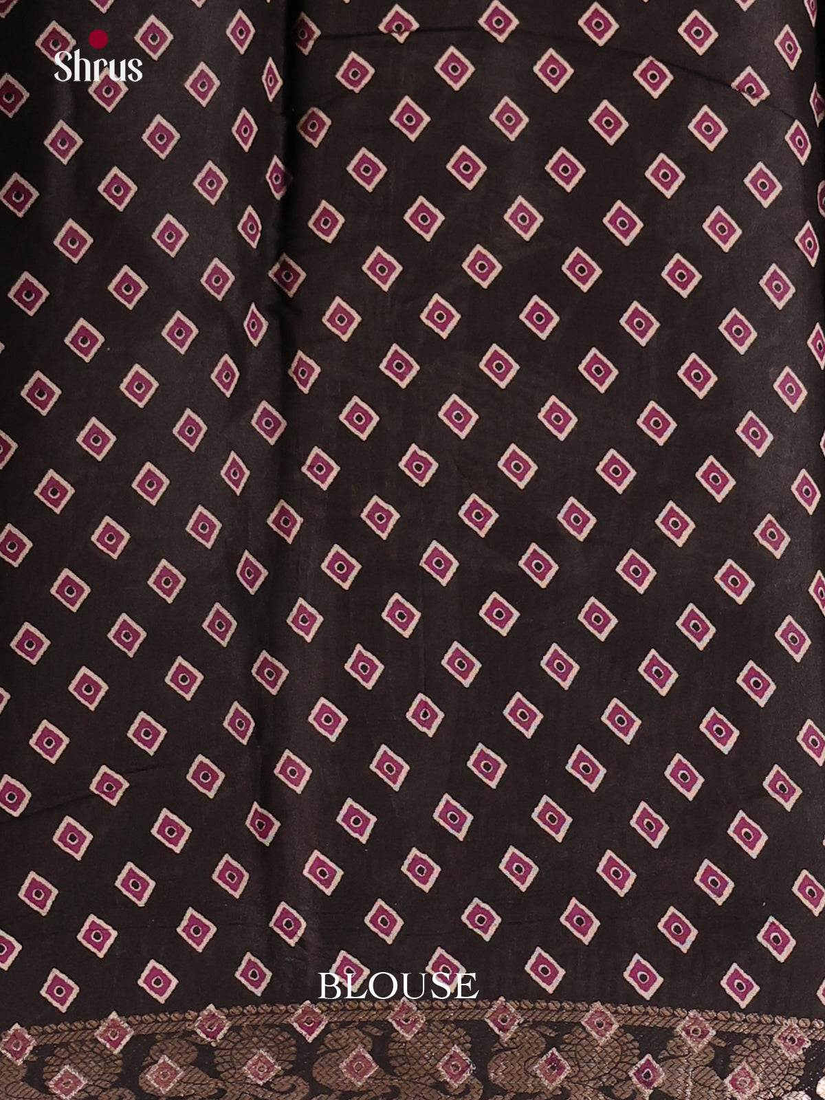 Purple & Black- Semi Modal Saree