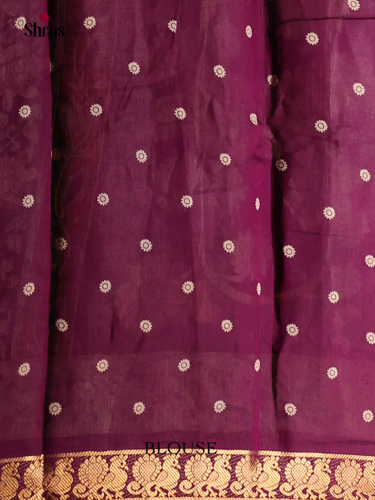 Blue & Purple - Semi Modal Saree