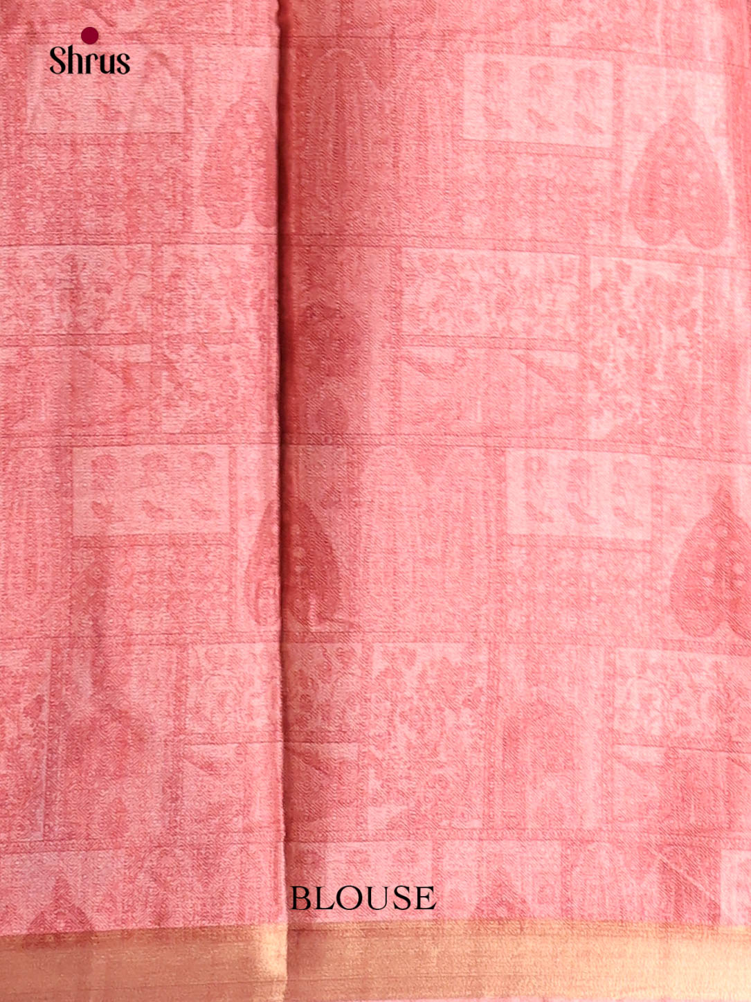 Cream & Red - Art Modal Saree