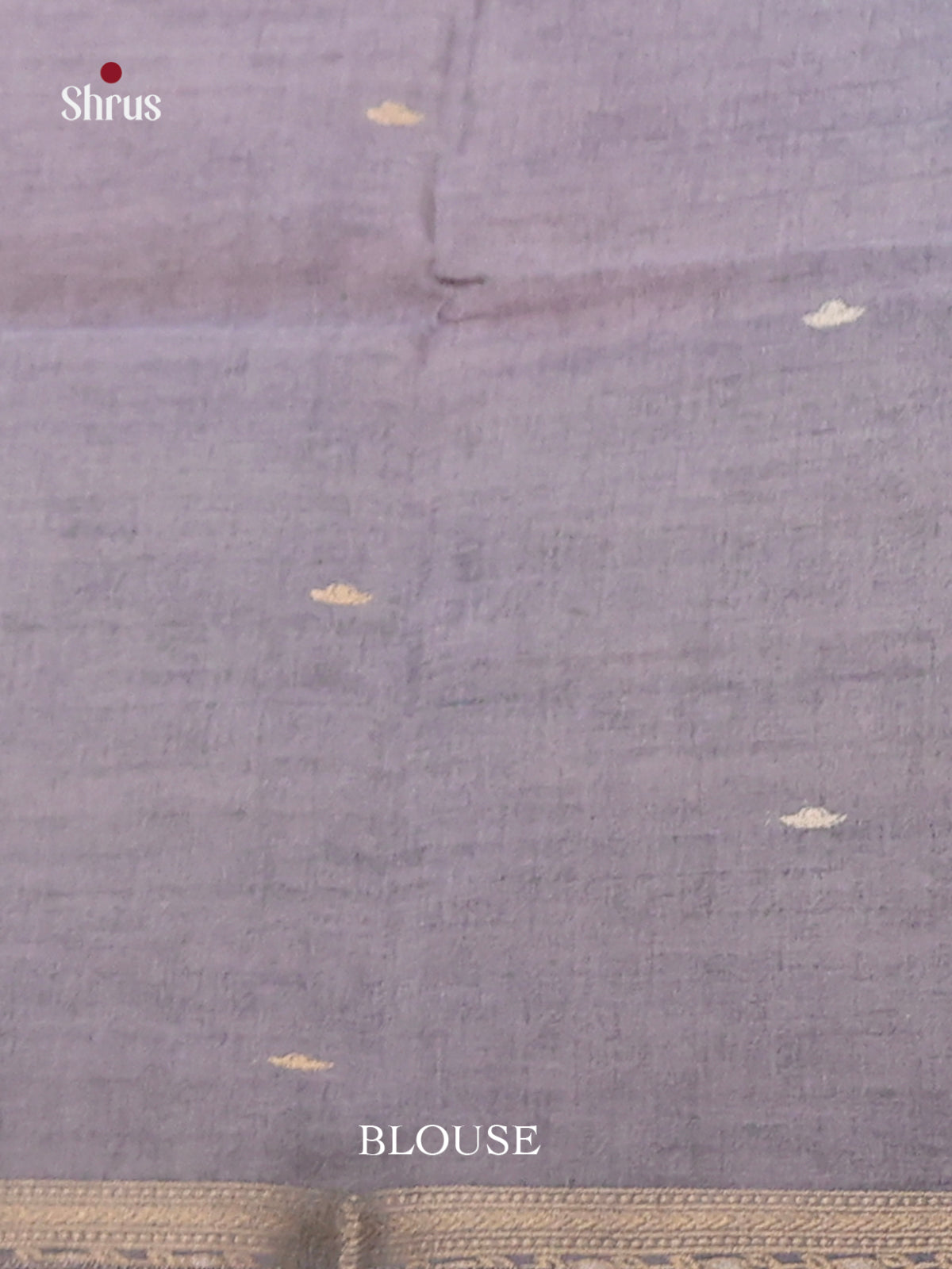 Dusty Pink & Blue - Semi Tussar Saree