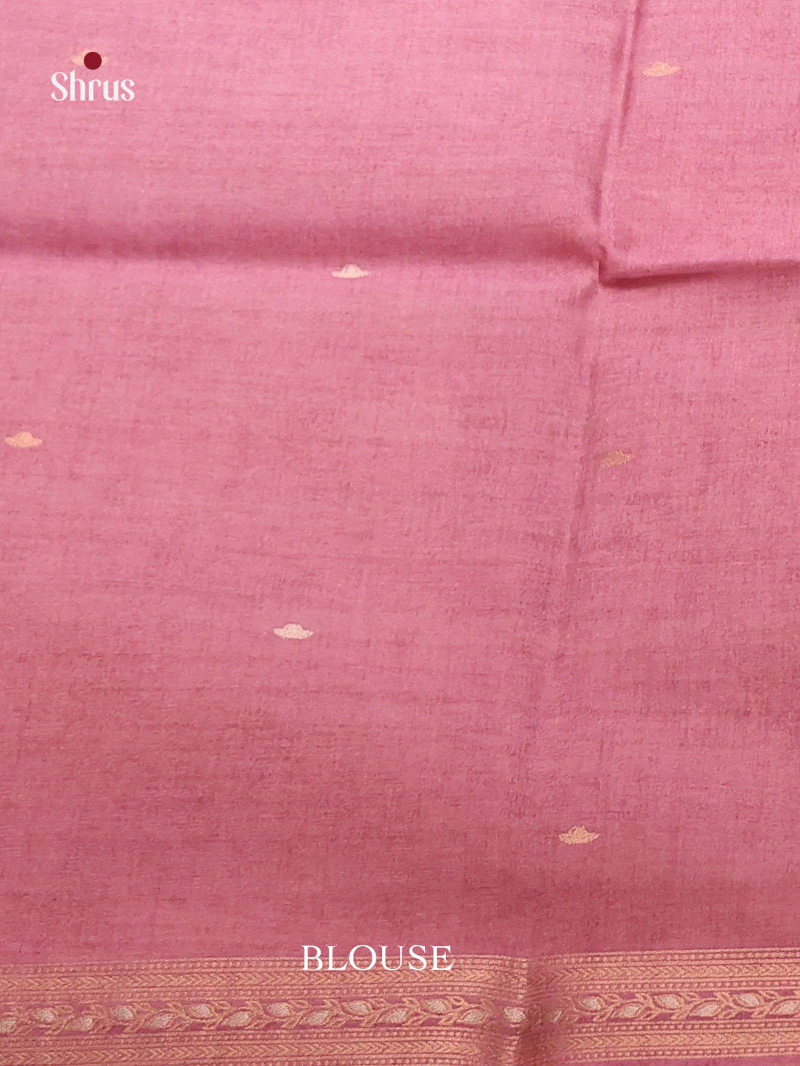 Pink & Purple - Semi Tussar Saree