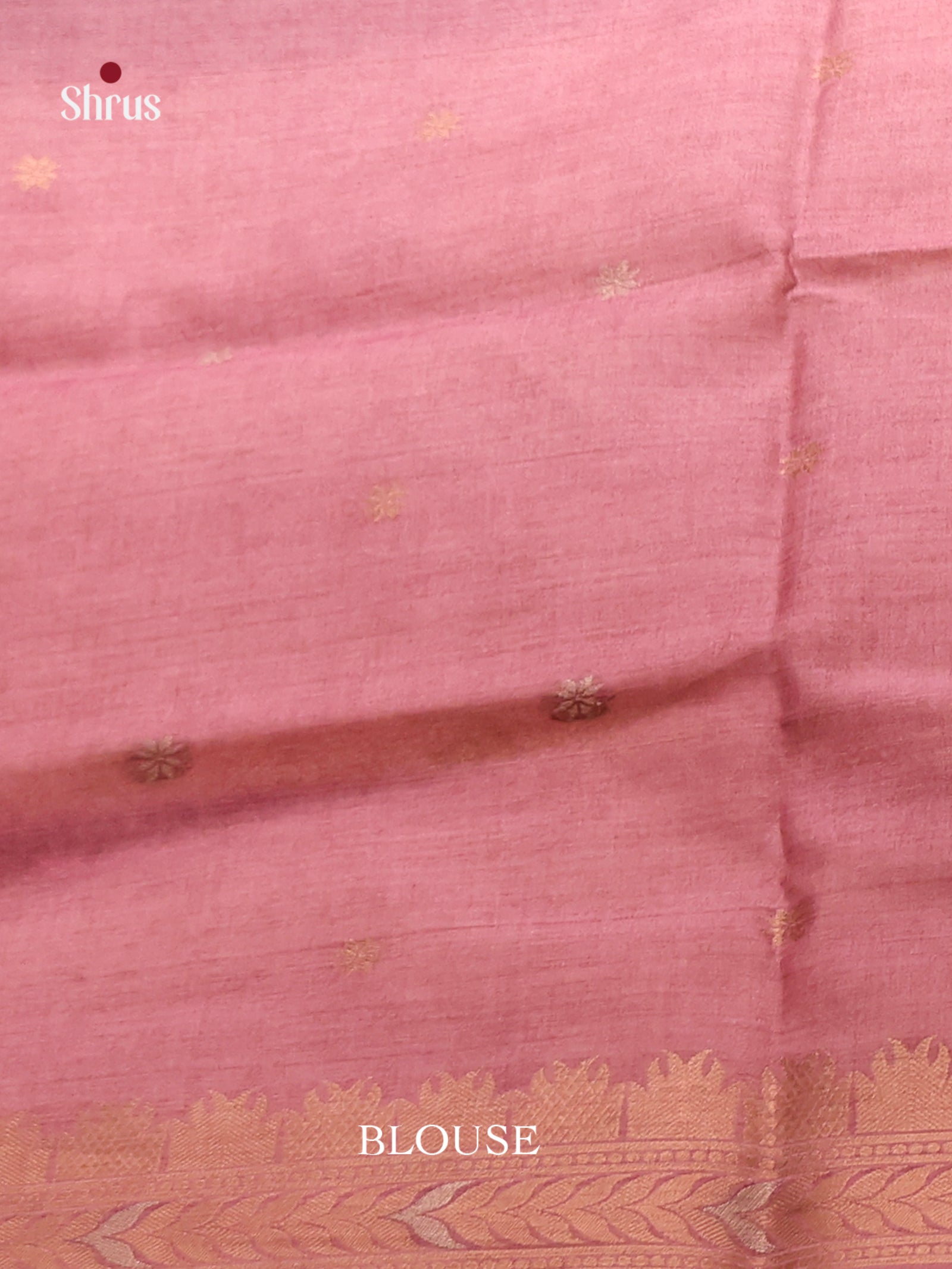 Pastel Green & Pink - Semi Tussar Saree