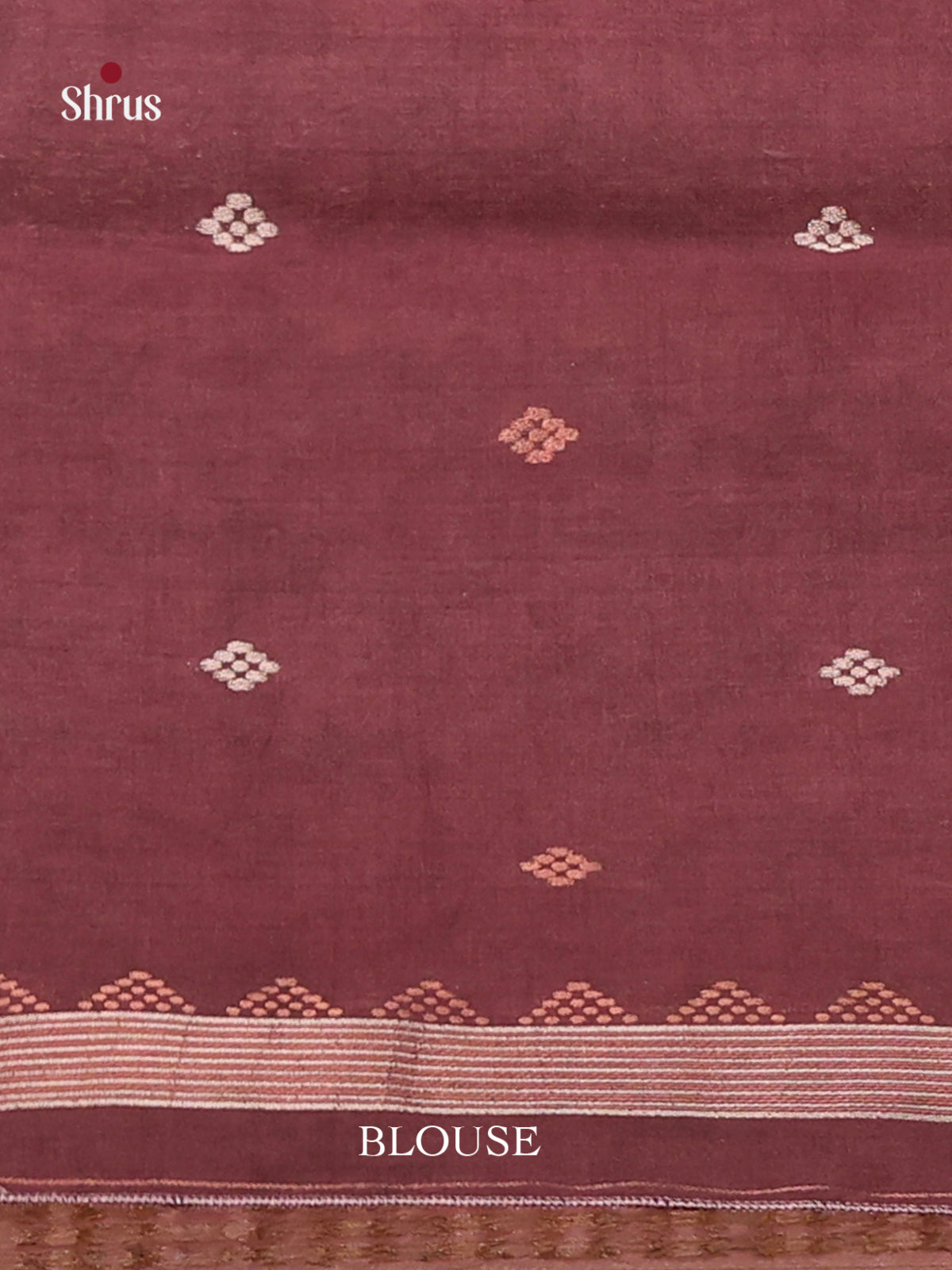 Blue & Brown - Semi Tussar Saree