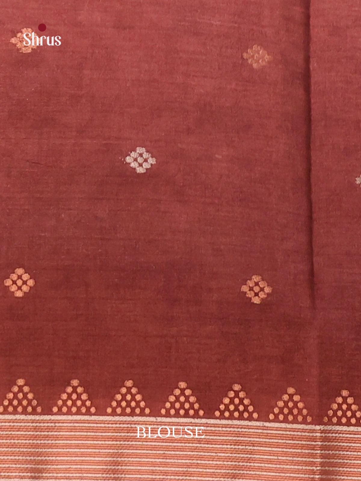 Coffee Brown & Brown - Semi Tussar Saree