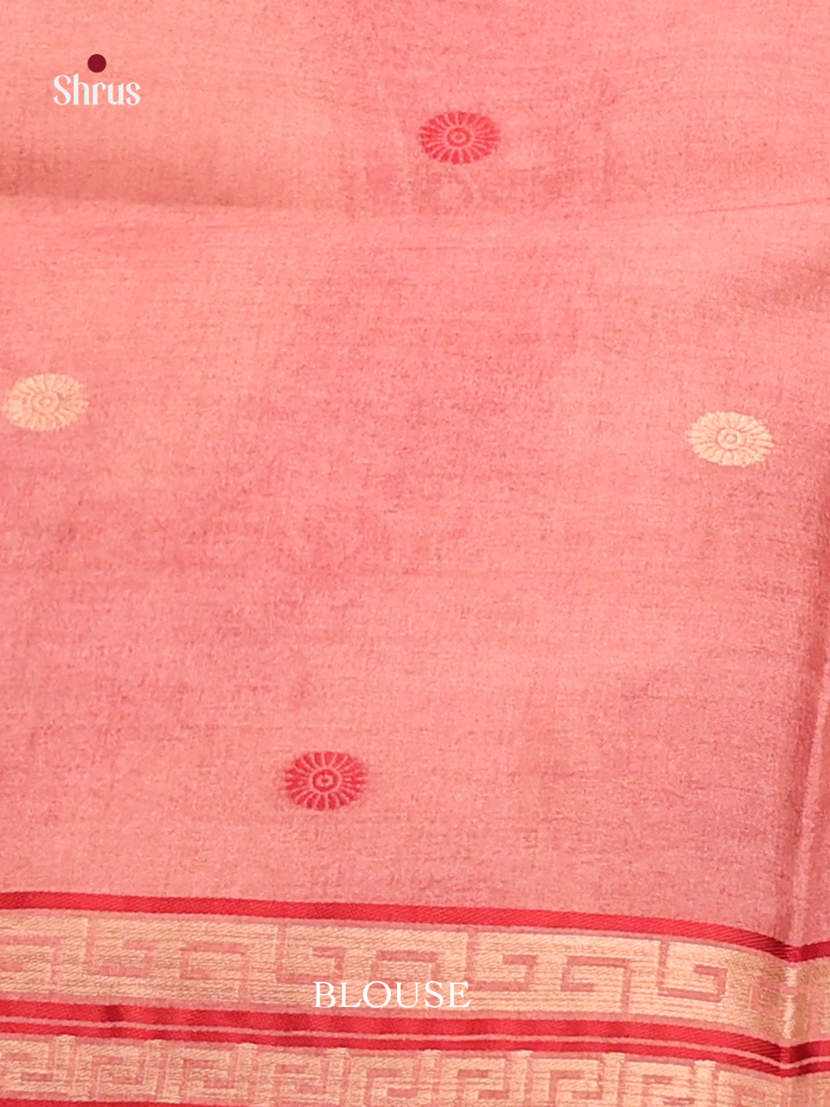 Dusty Pink- Semi Tussar Saree