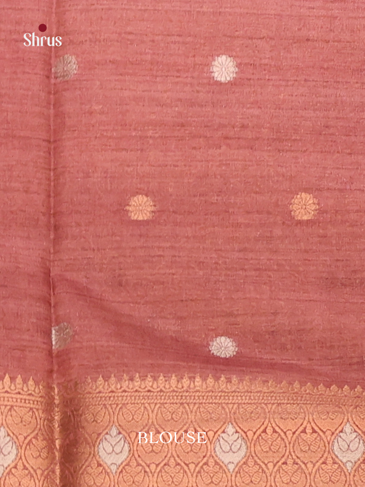 Blue & Brown- Semi Tussar Saree