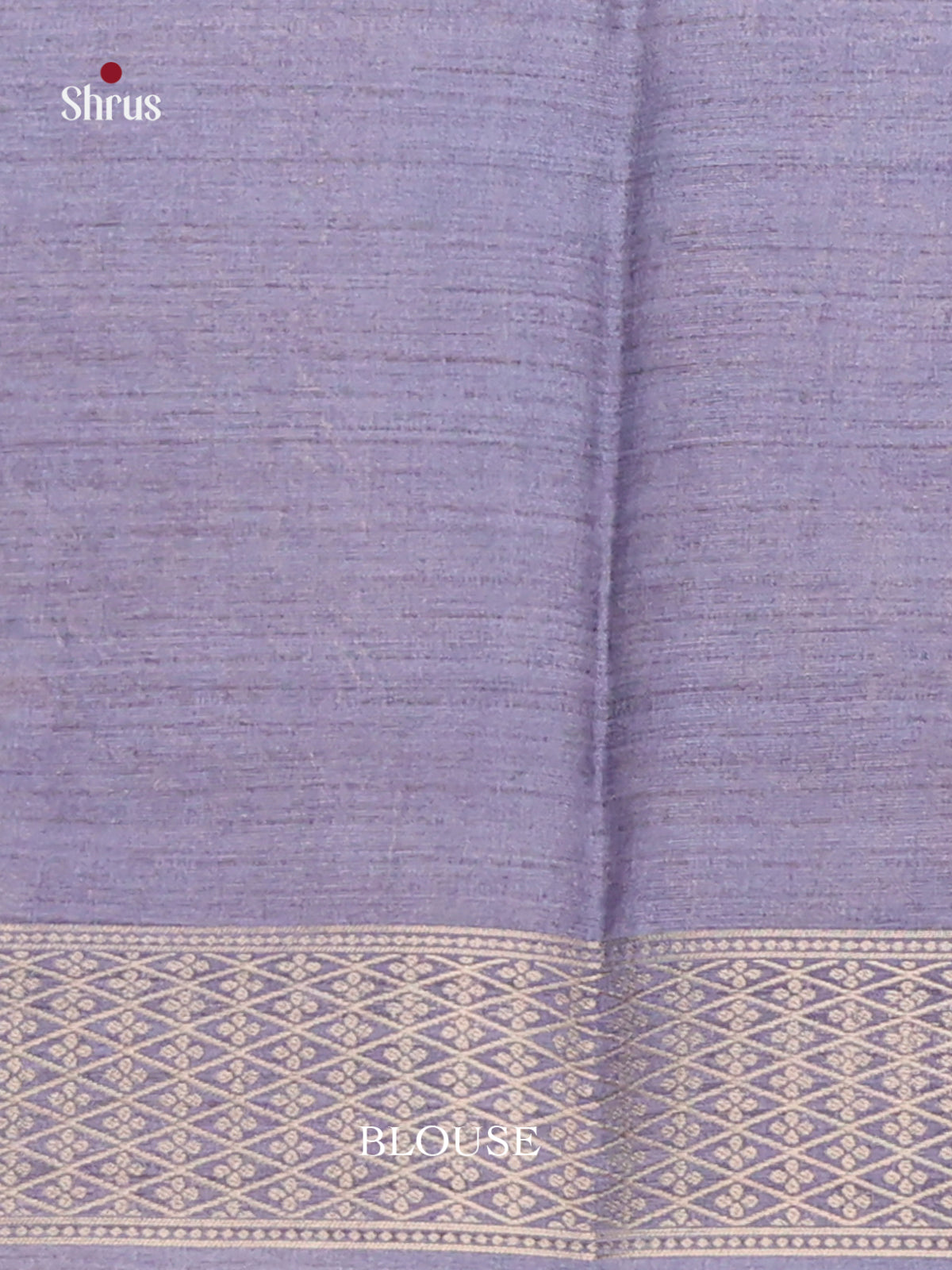 Grey & Blue - Semi Tussar Saree