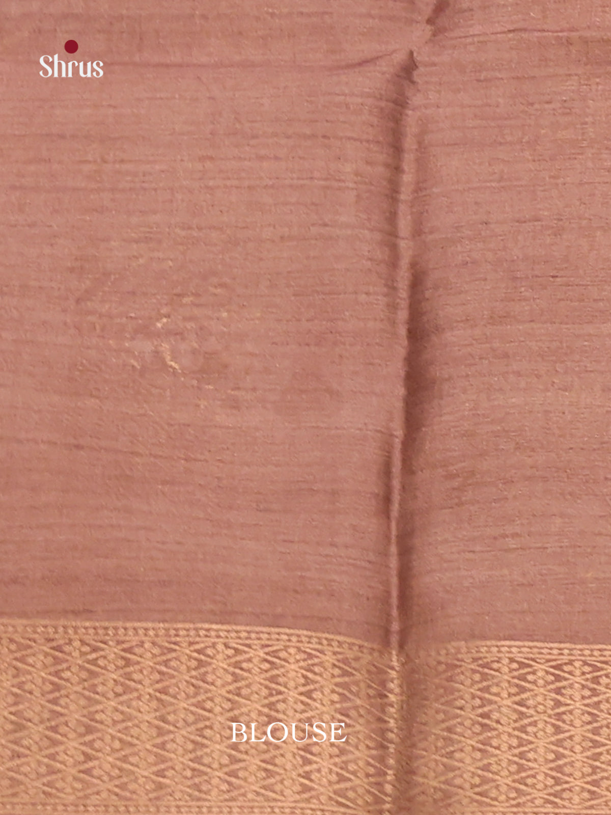Purple & Brown- Semi Tussar Saree
