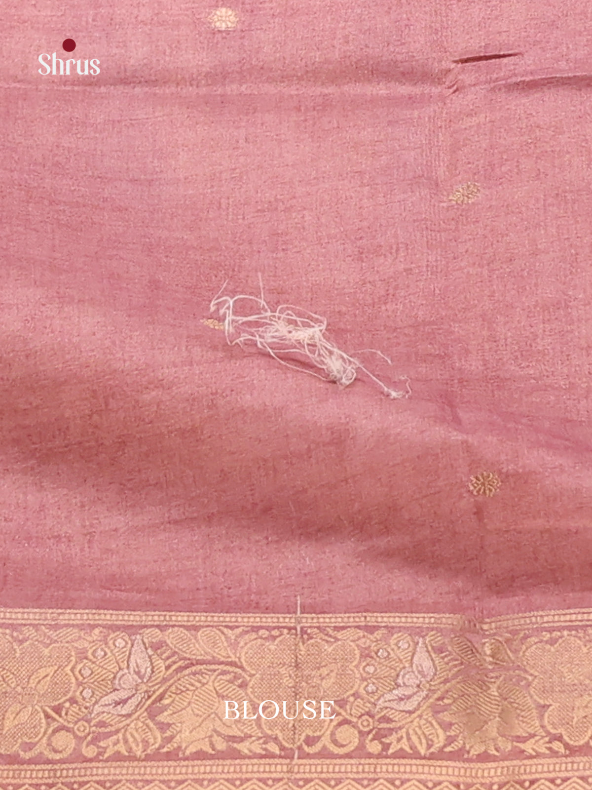 Light Brown & Lavender - Semi Tussar Saree