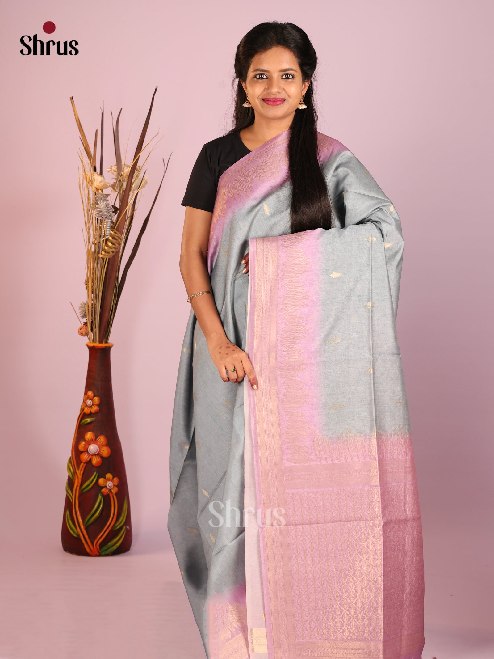 DIS08598 - Semi Tussar Saree