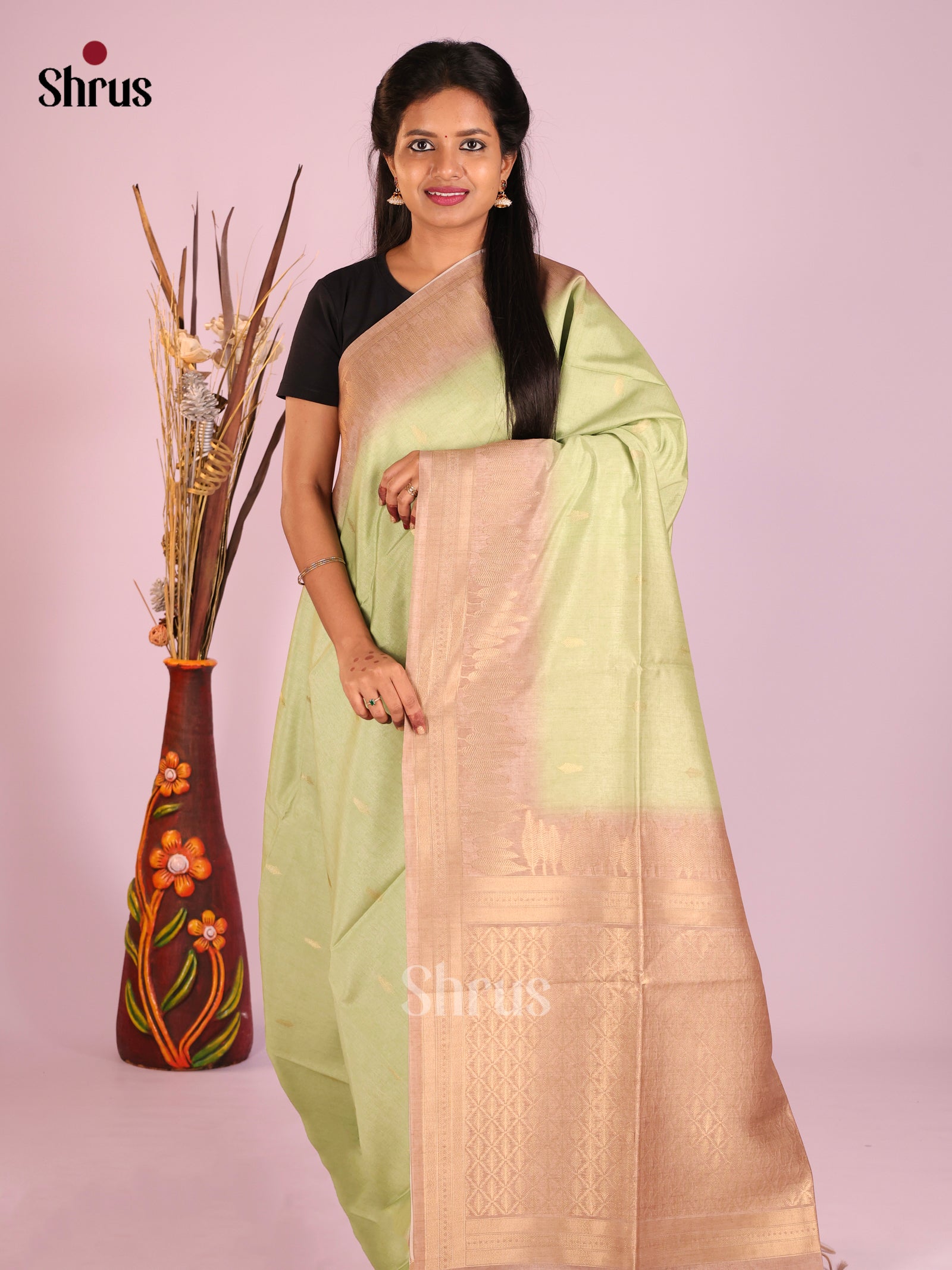 DIS08599 - Semi Tussar Saree