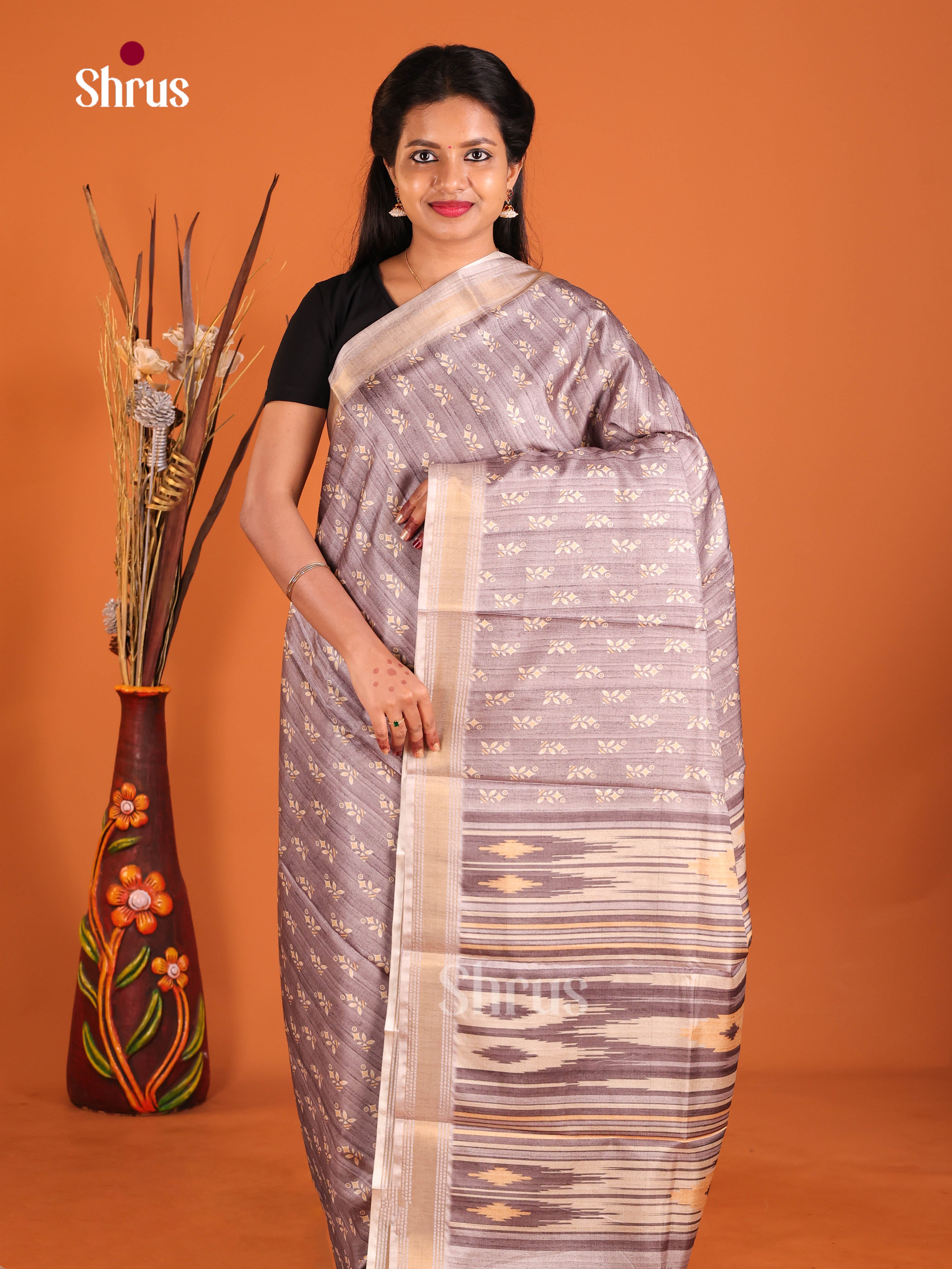 Grey - Art Modal Saree